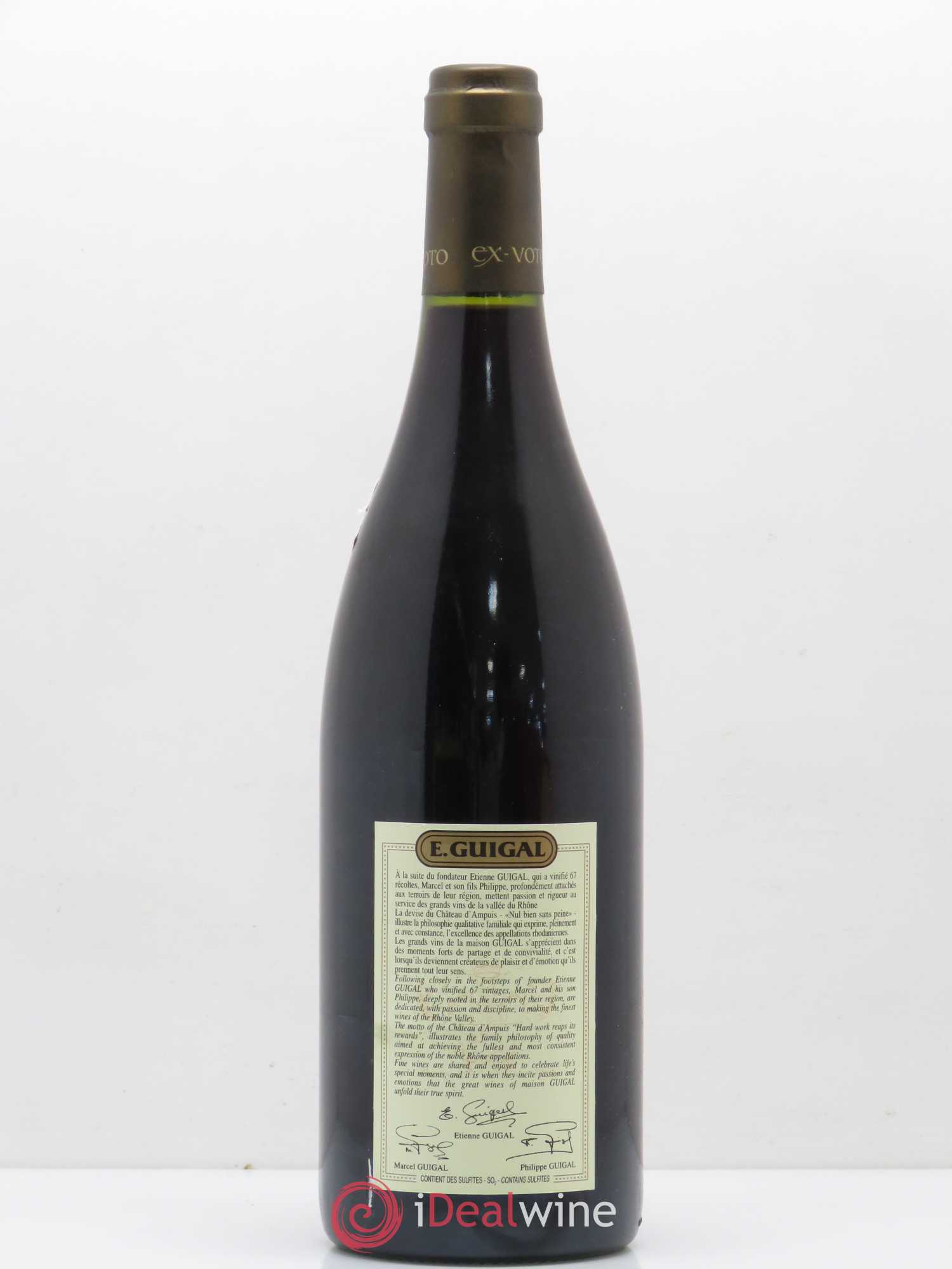 Ermitage Ex Voto Guigal 2003 - Lot de 1 bouteille - 1