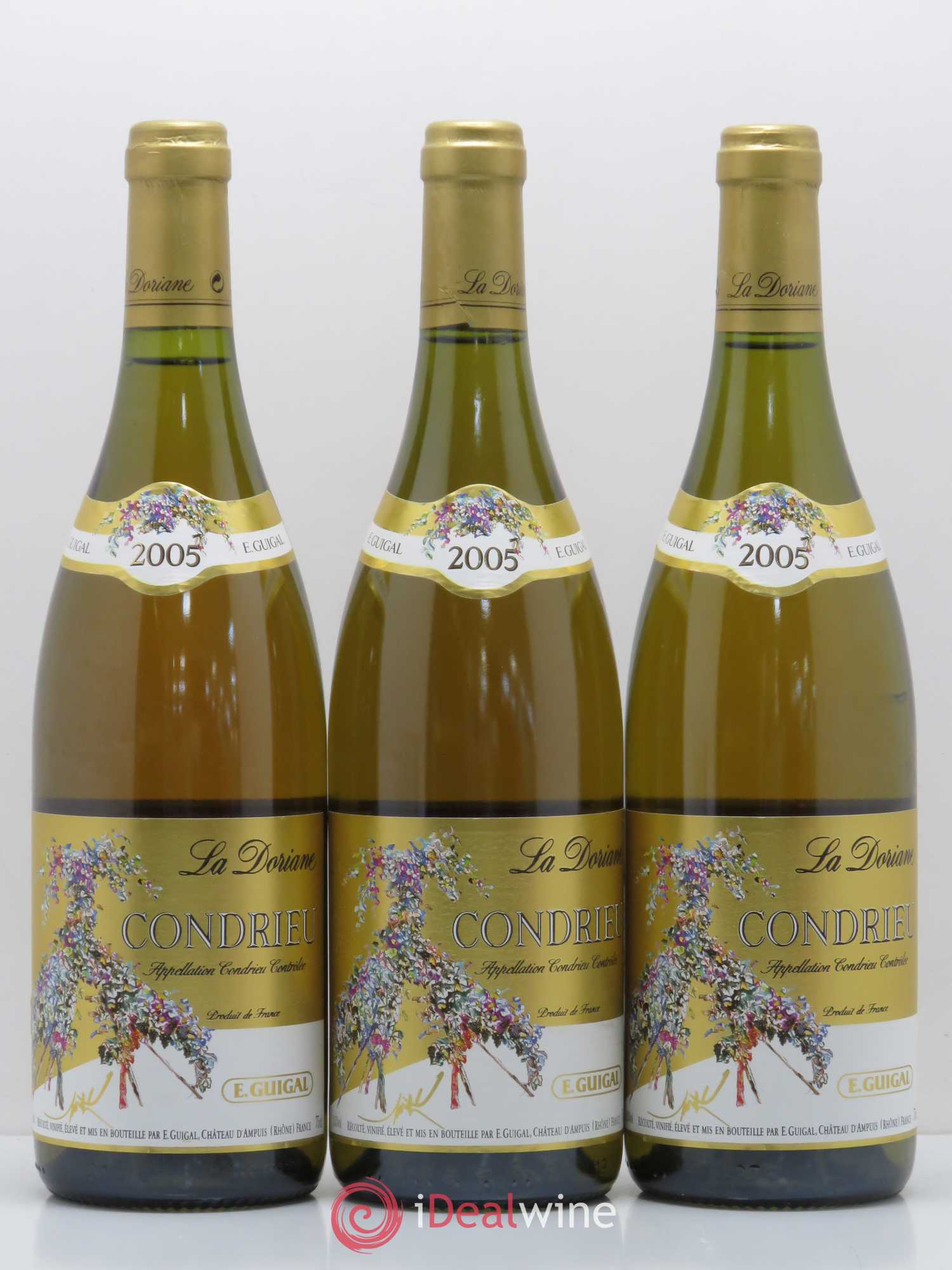 Condrieu La Doriane Guigal 2005 - Lot de 3 bouteilles - 0