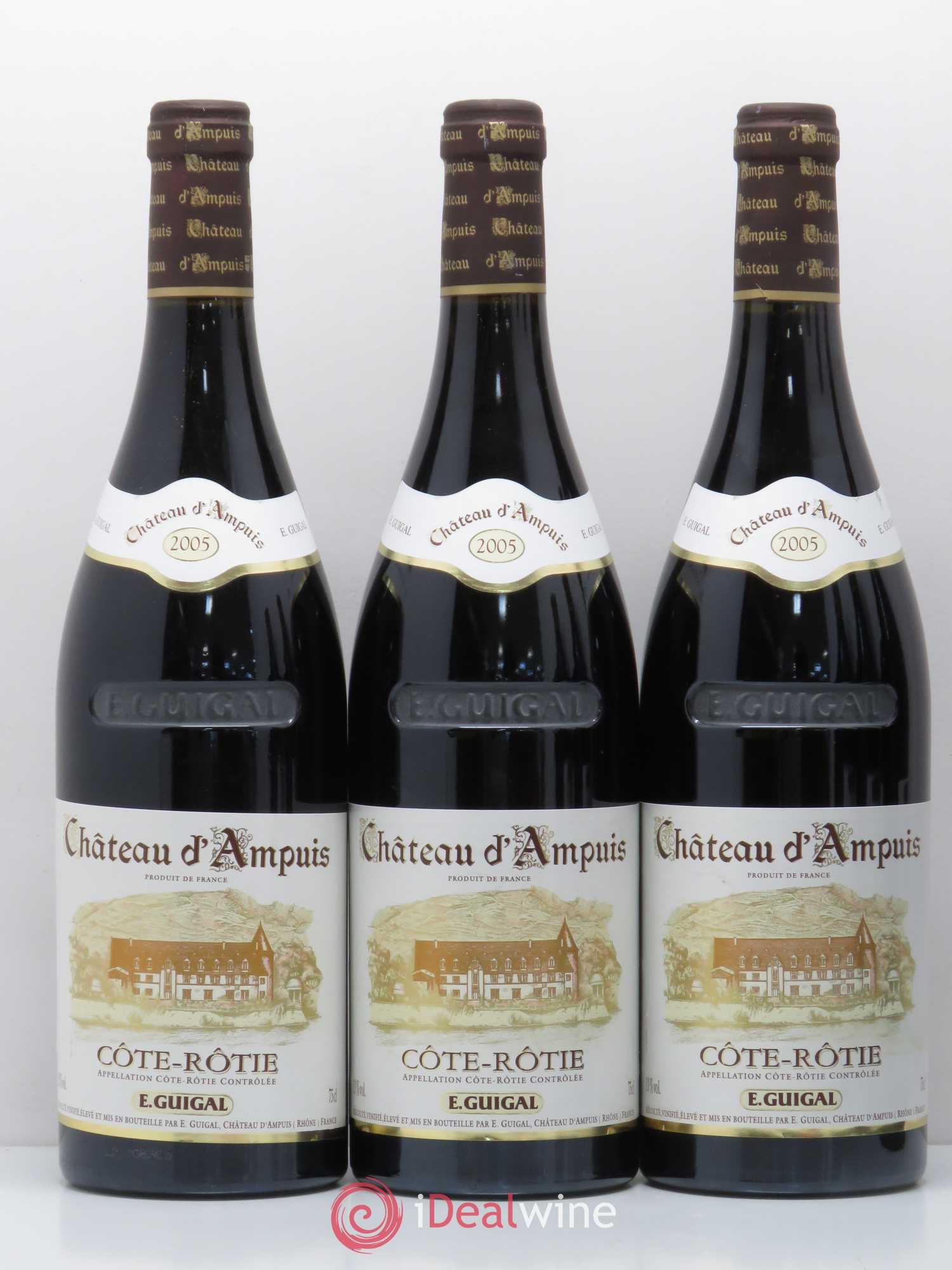 Côte-Rôtie Château d'Ampuis Guigal 2005 - Lot de 6 bouteilles - 1