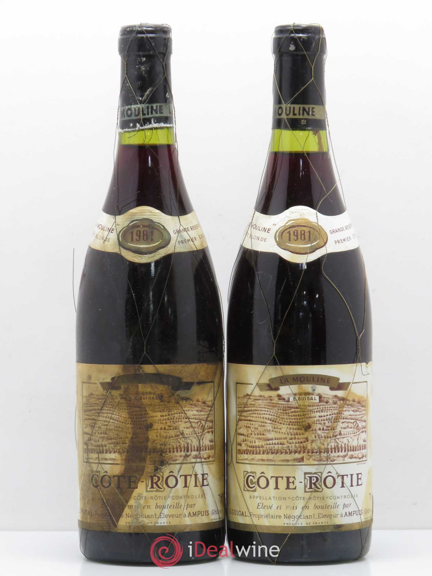 Côte-Rôtie La Mouline Guigal 1981 - Lot de 2 bouteilles - 0