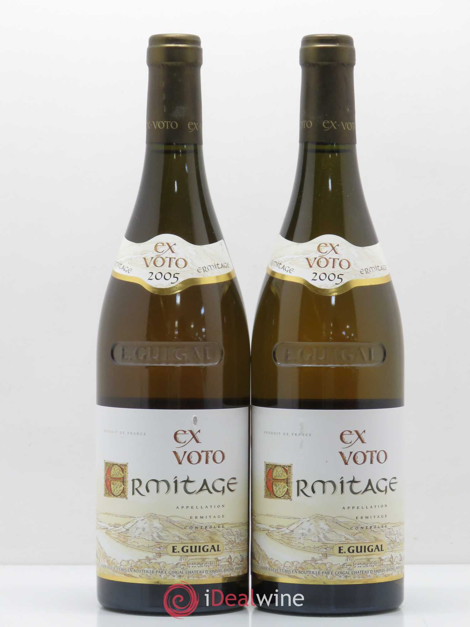 Ermitage Ex Voto Guigal 2005 - Lot de 2 bouteilles - 0