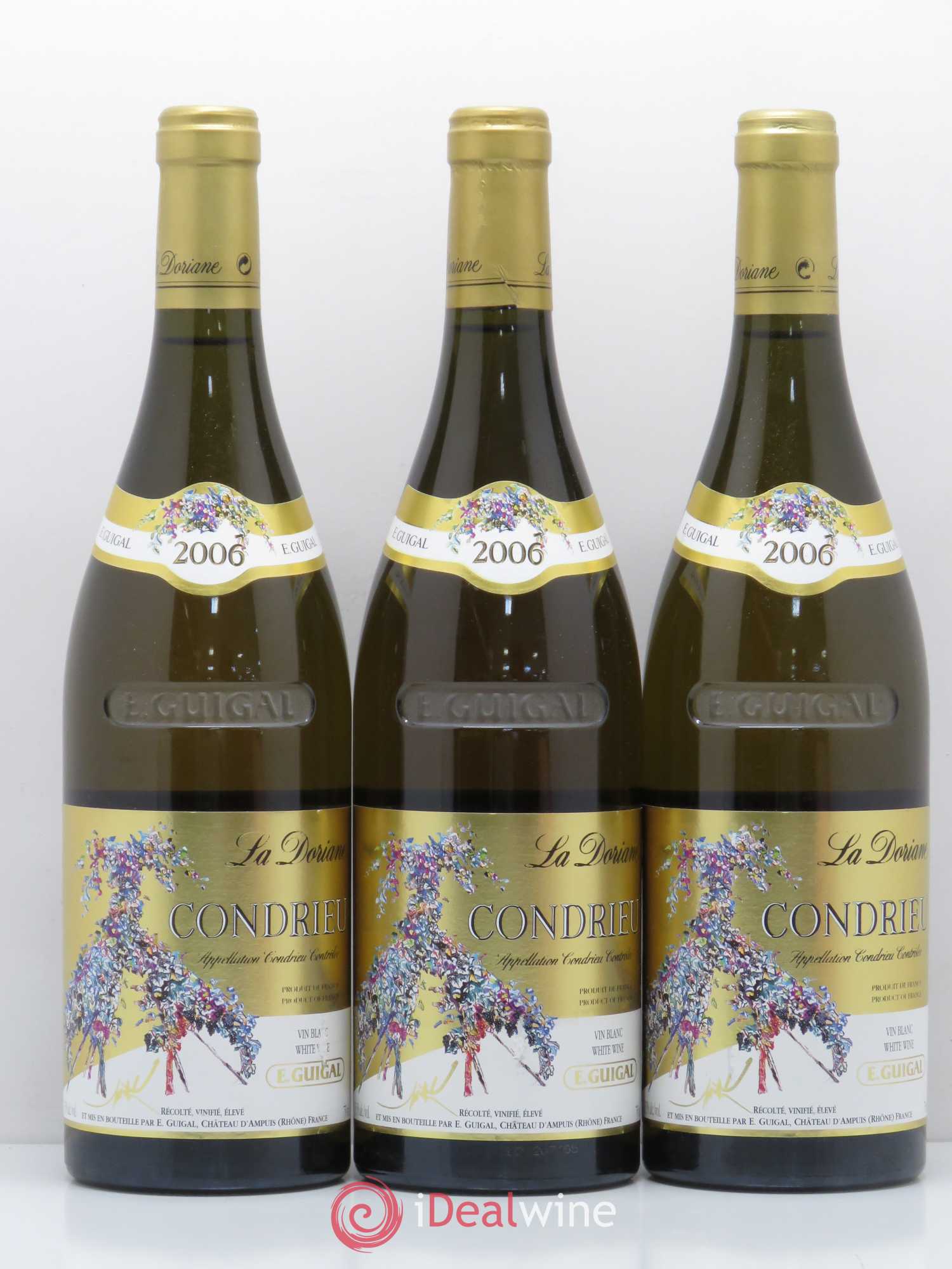 Condrieu La Doriane Guigal 2006 - Lot de 3 bouteilles - 0