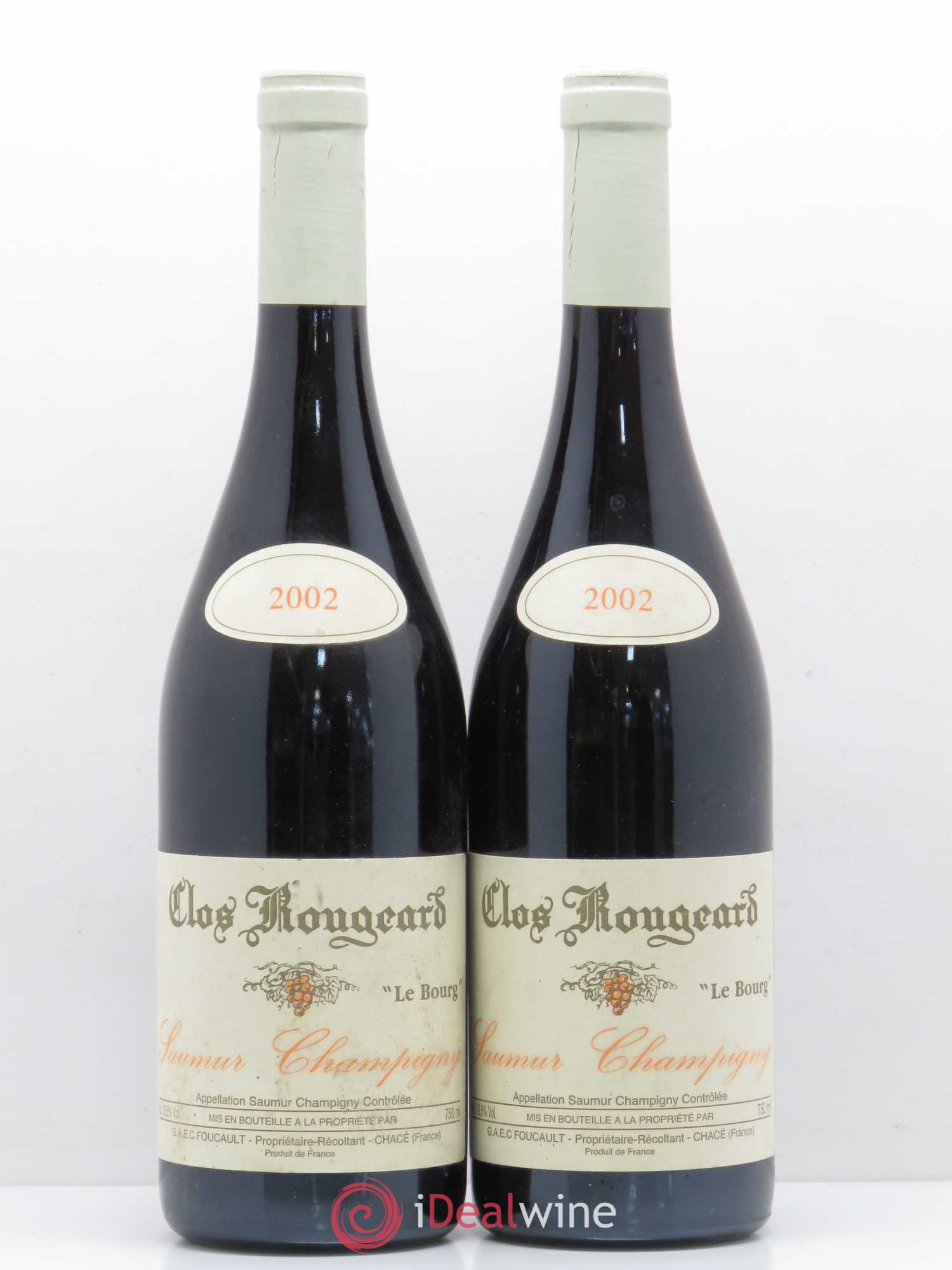 Saumur-Champigny Le Bourg Clos Rougeard 2002 - Lot de 2 bouteilles - 0
