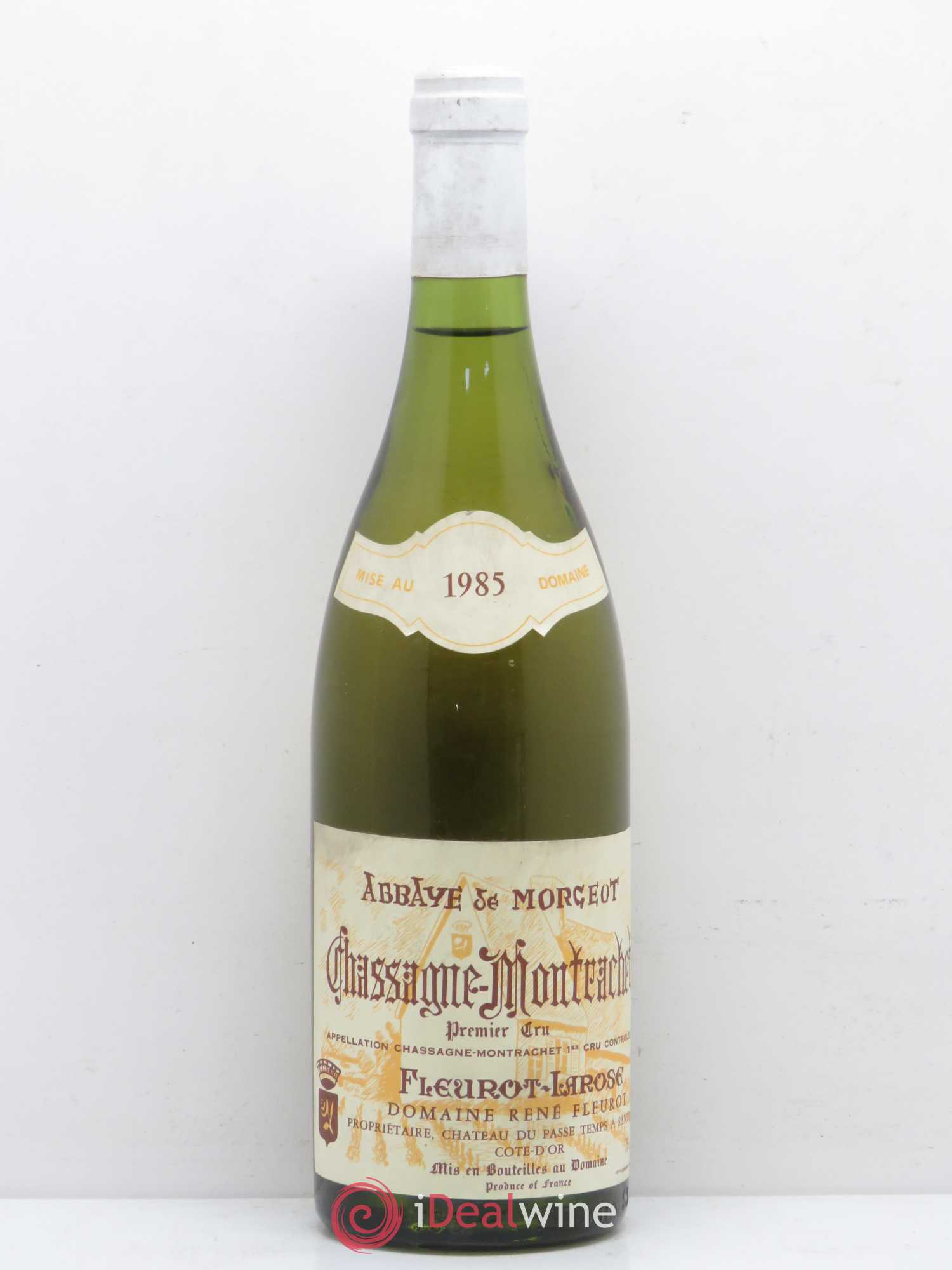 Chassagne-Montrachet 1er Cru Abbaye de Morgeot Fleurot Larose 1985 - Posten von 1 Flasche - 0