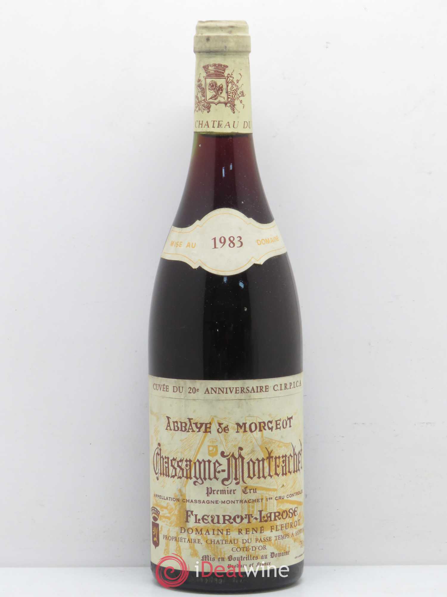 Chassagne-Montrachet 1er Cru Abbaye de Morgeot Fleurot Larose 1983 - Lotto di 1 bottiglia - 0