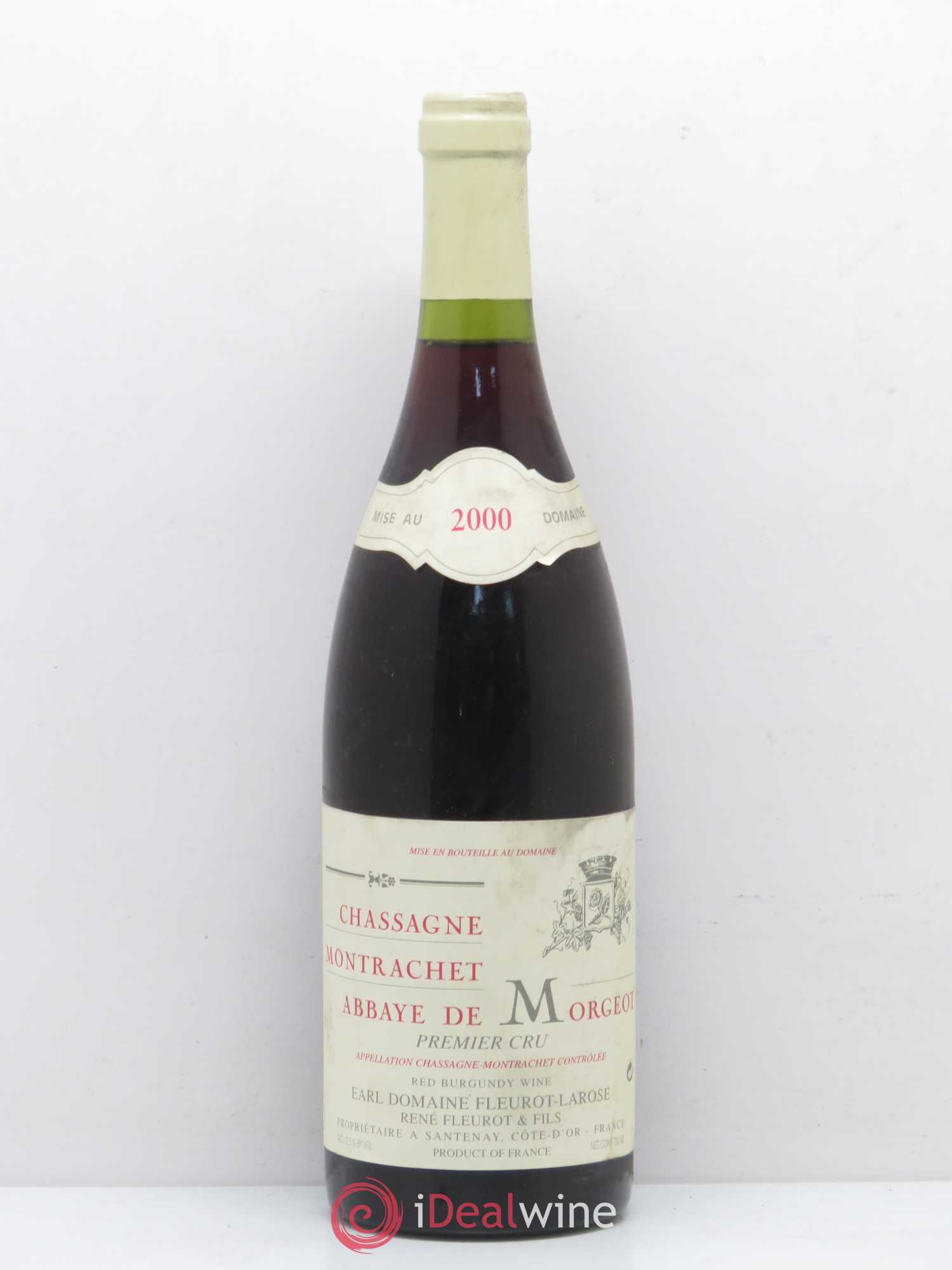 Chassagne-Montrachet 1er Cru Abbaye de Morgeot Fleurot Larose 2000 - Posten von 1 Flasche - 0