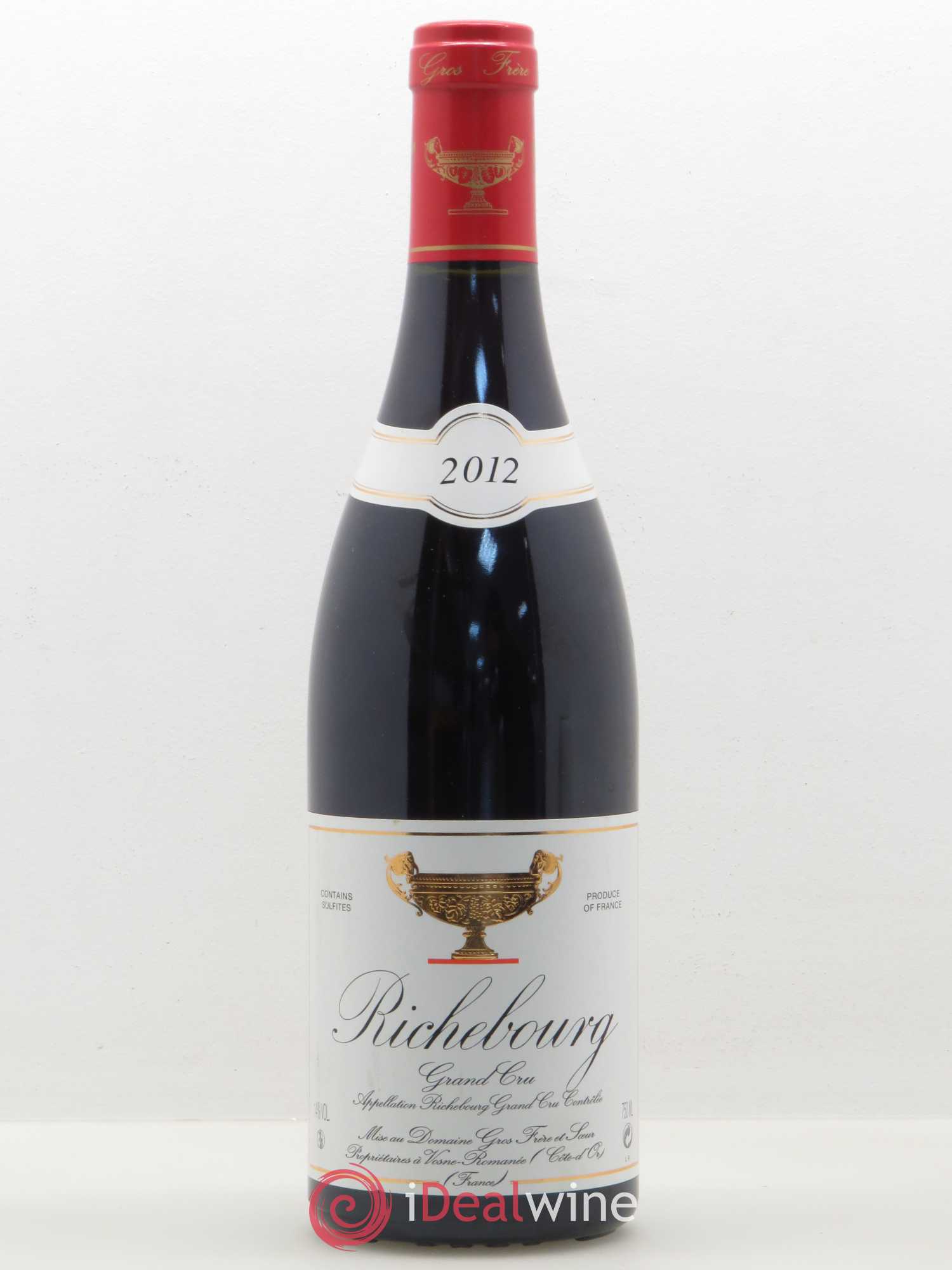 Richebourg Grand Cru Gros Frère & Soeur 2012 - Lot de 1 bouteille - 0