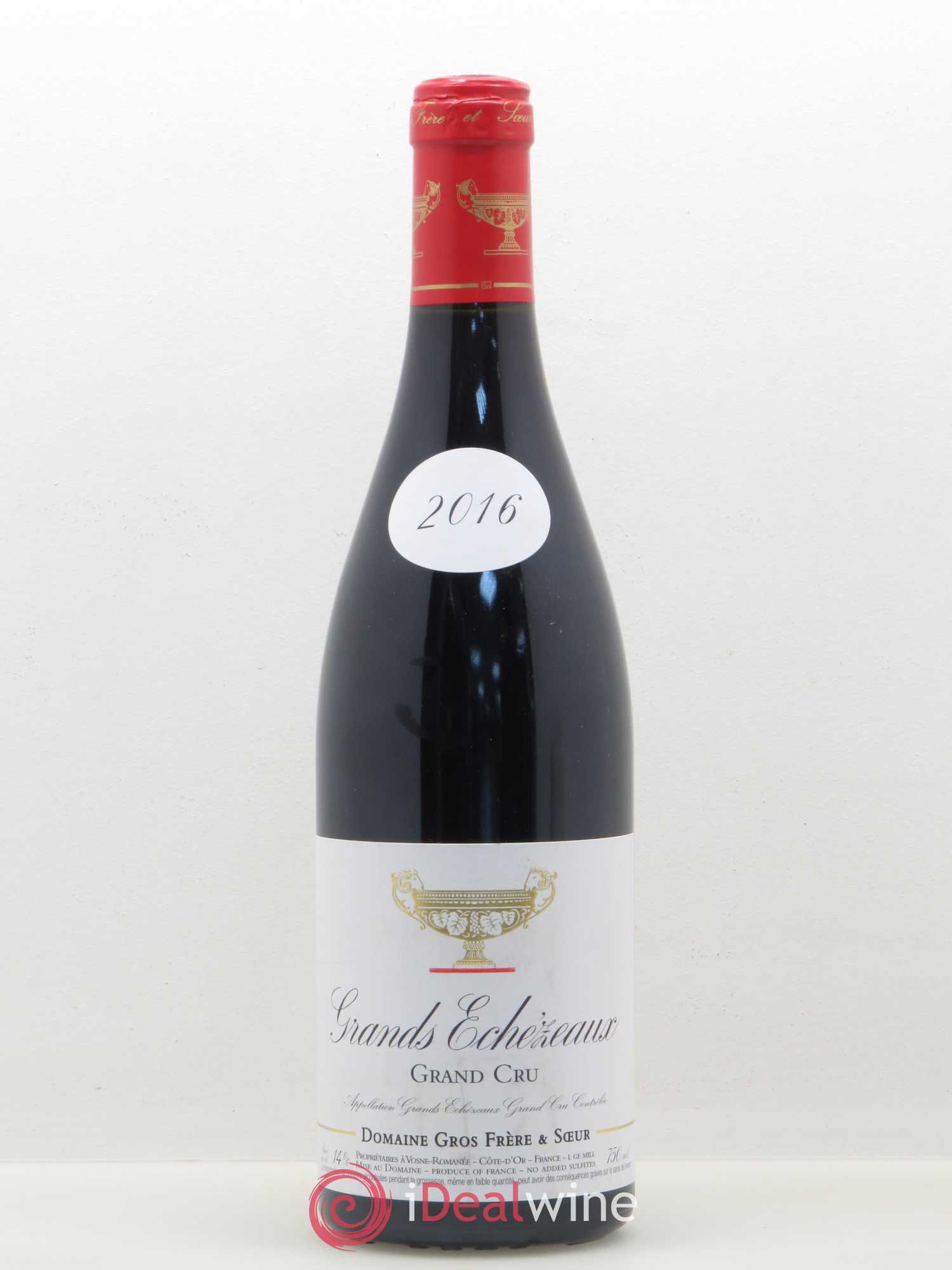 Grands-Echezeaux Grand Cru Gros Frère & Soeur 2016 - Lot de 1 bouteille - 0