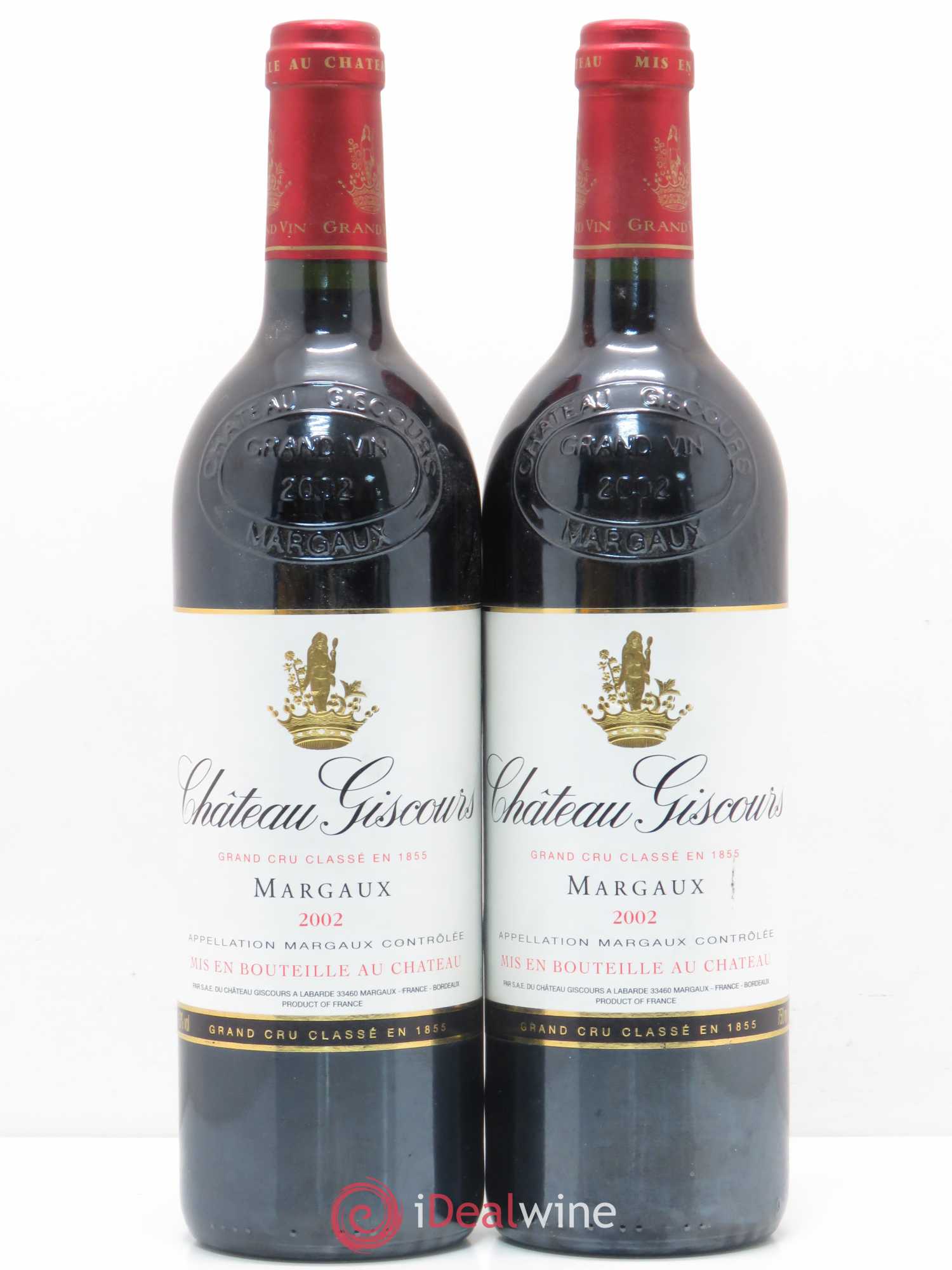 Château Giscours 3ème Grand Cru Classé 2002 - Lot de 2 bouteilles - 0