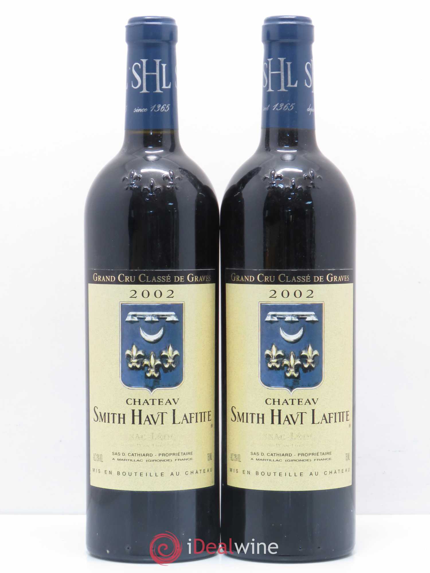 Château Smith Haut Lafitte Cru Classé de Graves 2002 - Lot de 2 bouteilles - 0