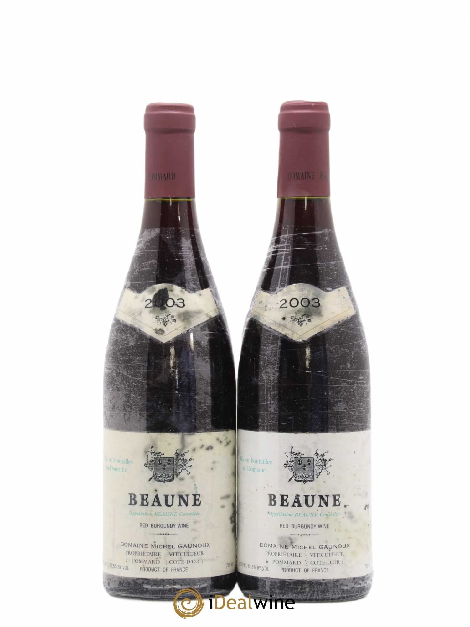 Beaune Michel Gaunoux 2003 - Lot de 2 bouteilles - 0