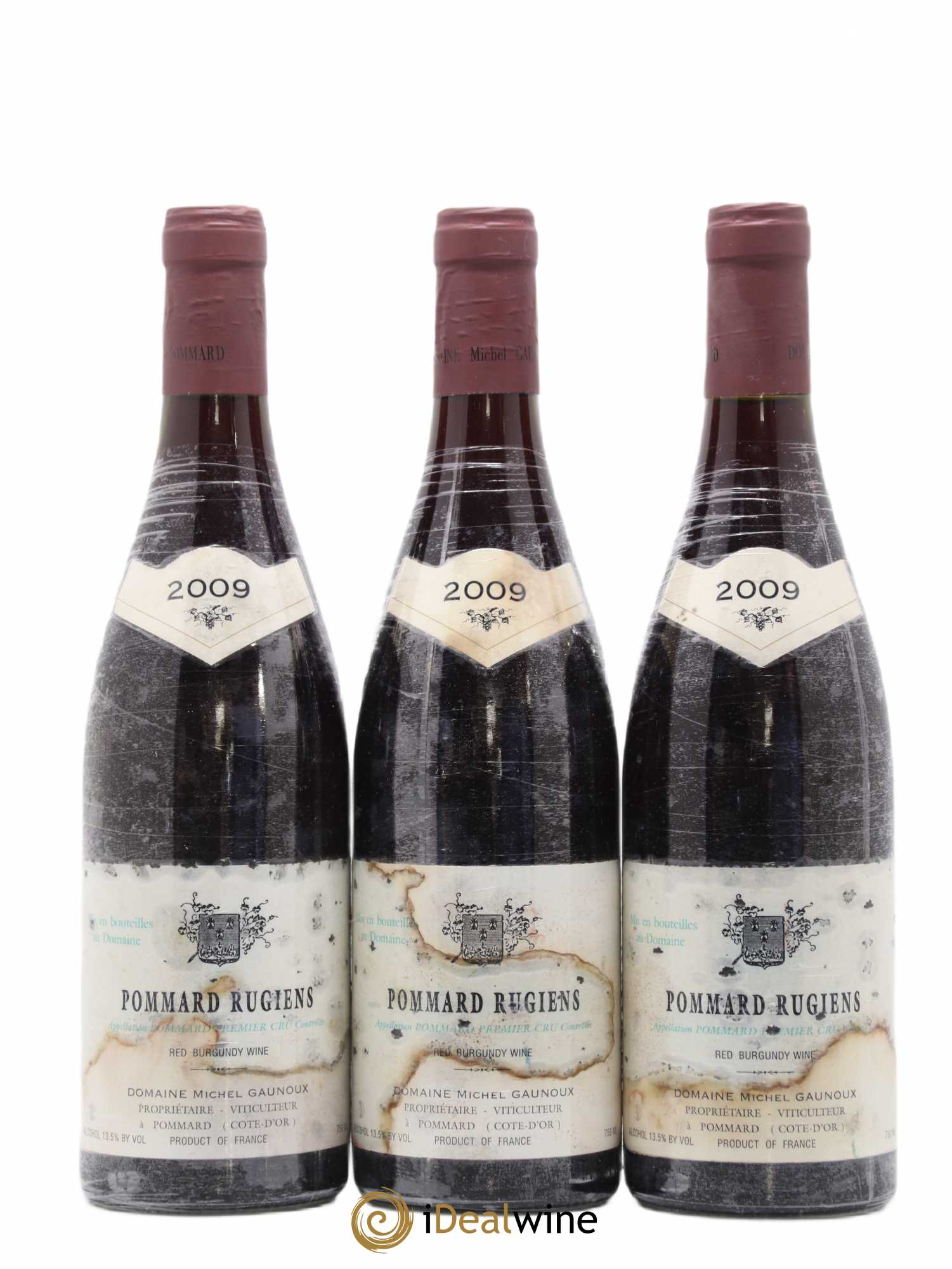 Pommard 1er Cru Rugiens Michel Gaunoux 2009 - Lot de 3 bouteilles - 0