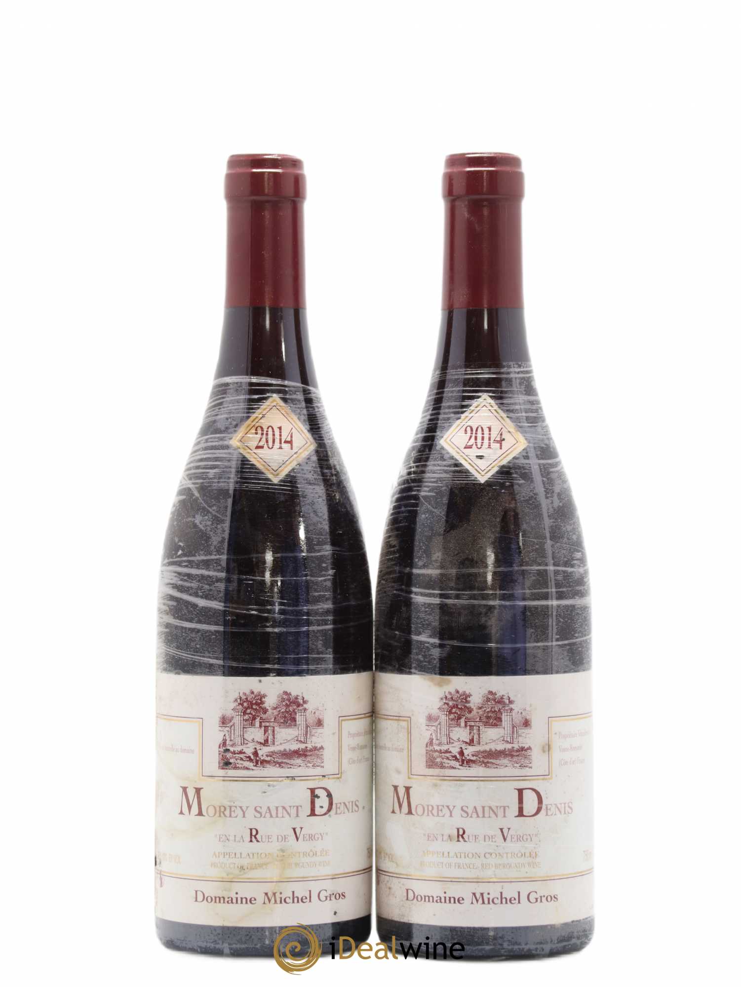 Morey-Saint-Denis En La Rue De Vergy Michel Gros 2014 - Lot de 2 bouteilles - 0
