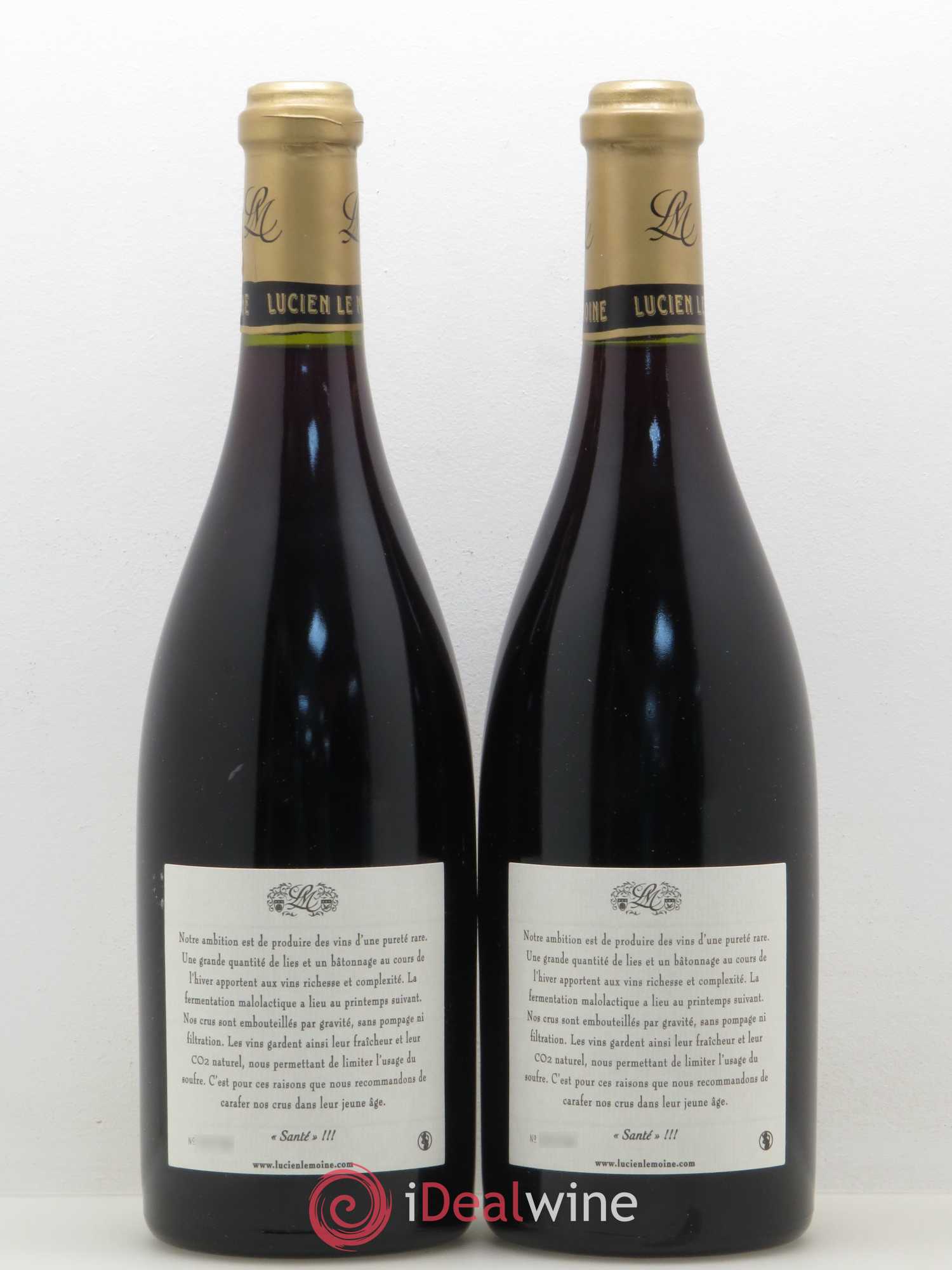 Chambertin Clos de Bèze Grand Cru Lucien Le Moine 2007 - Lot de 2 bouteilles - 1