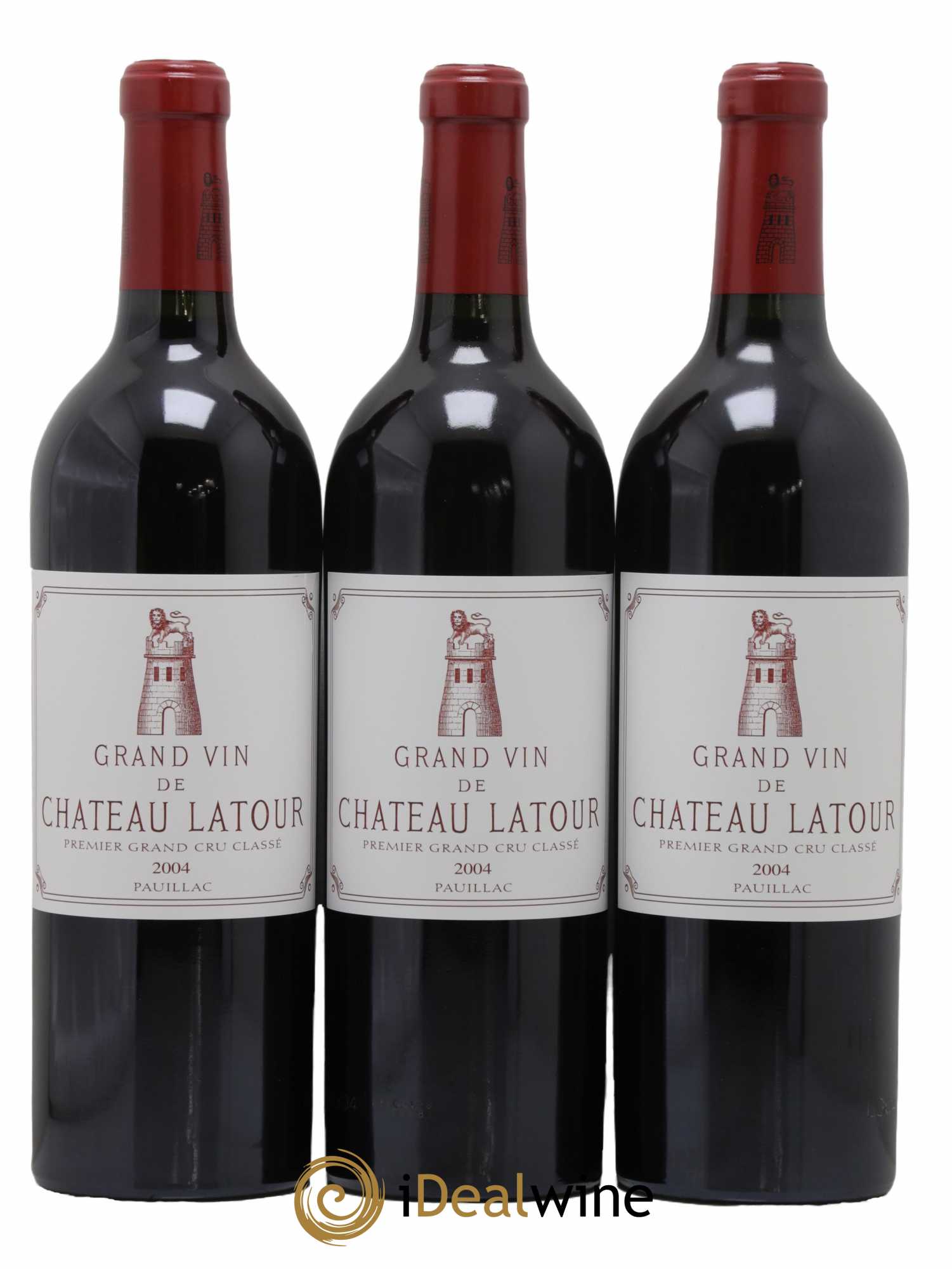 Château Latour 1er Grand Cru Classé 2004 - Lot de 3 bouteilles - 0