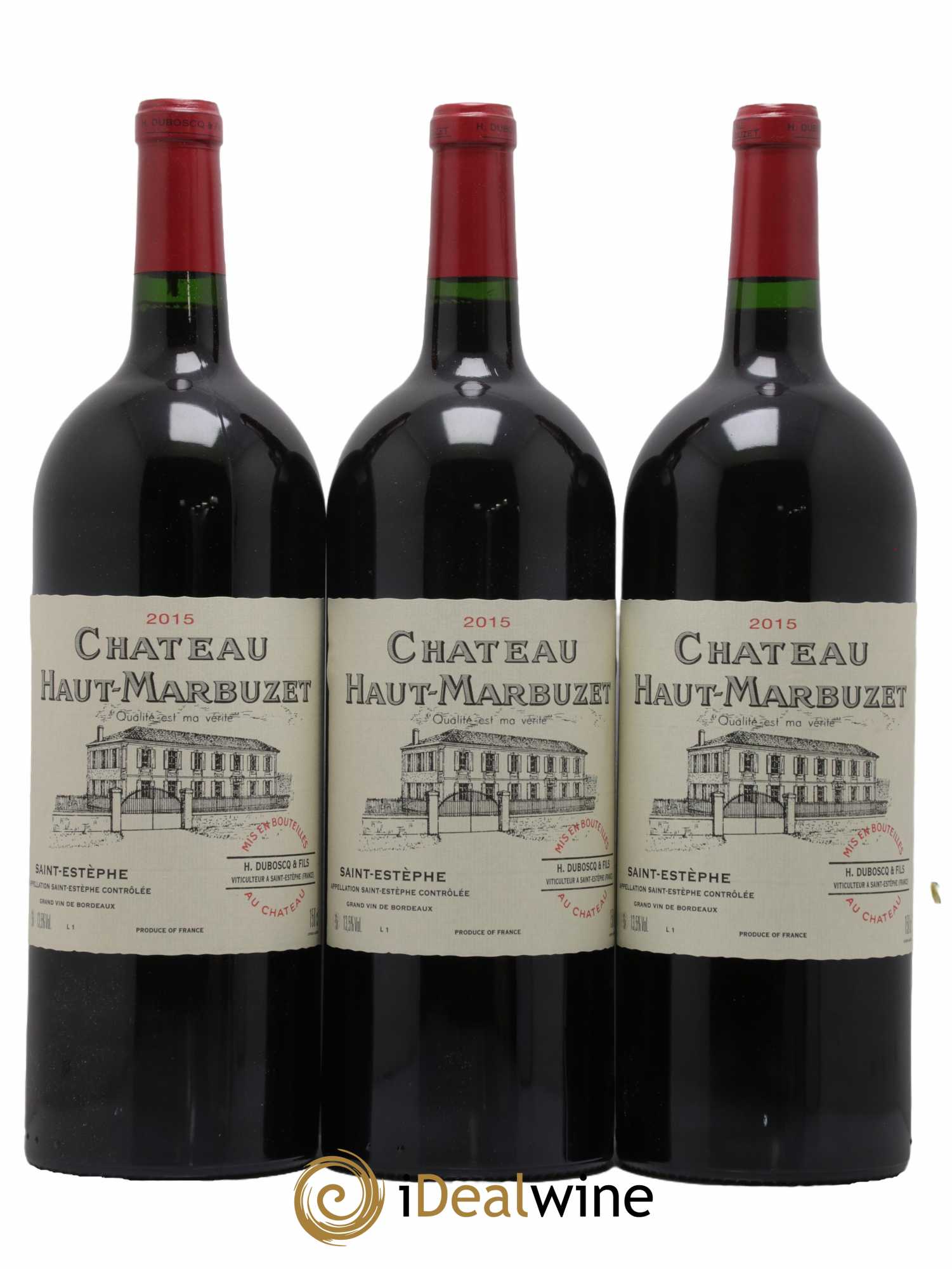 Château Haut Marbuzet 2015 - Lot de 6 magnums - 2