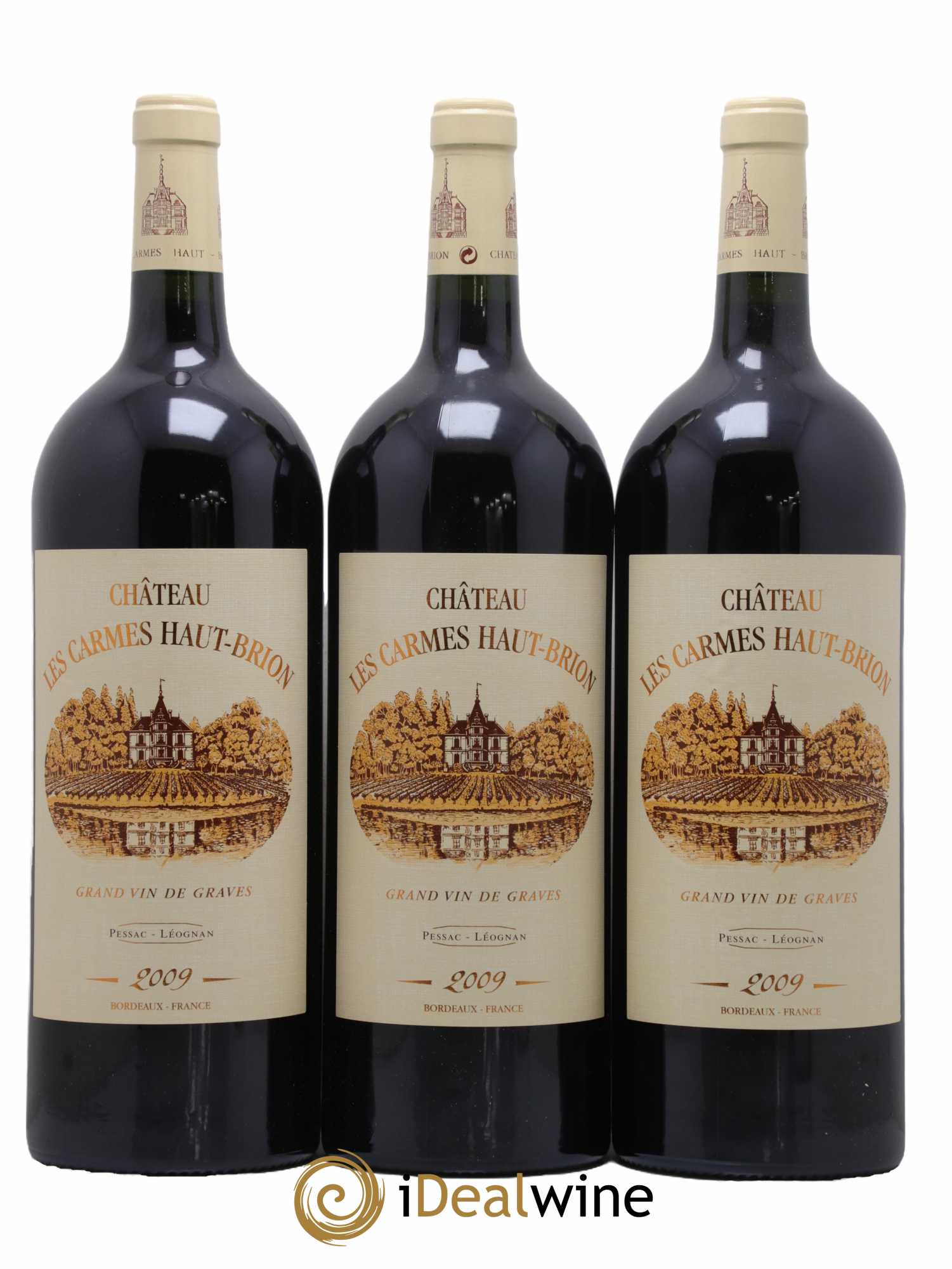 Château Les Carmes Haut-Brion 2009 - Lot de 6 magnums - 1