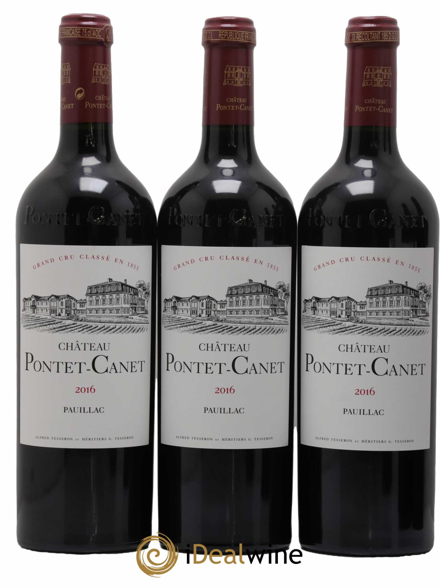Château Pontet Canet 5ème Grand Cru Classé 2016 - Lot de 12 bouteilles - 3