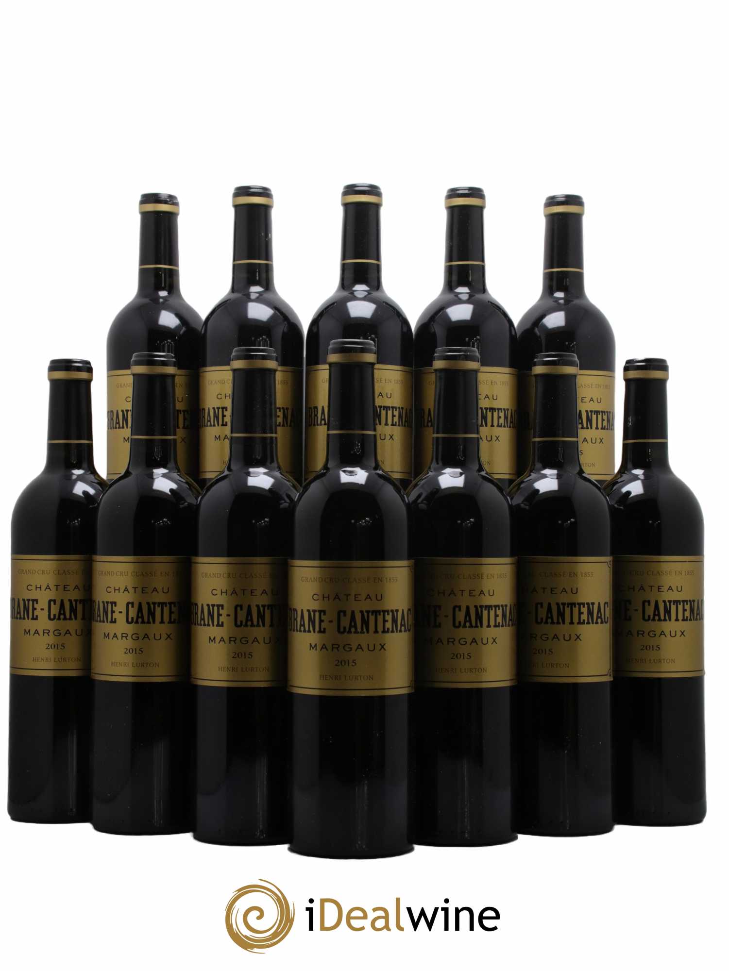 Château Brane Cantenac 2ème Grand Cru Classé 2015 - Lot de 12 bouteilles - 0