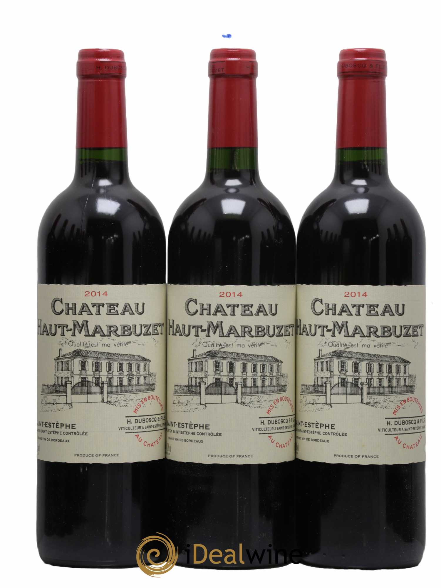 Château Haut Marbuzet 2014 - Lot de 12 bouteilles - 1