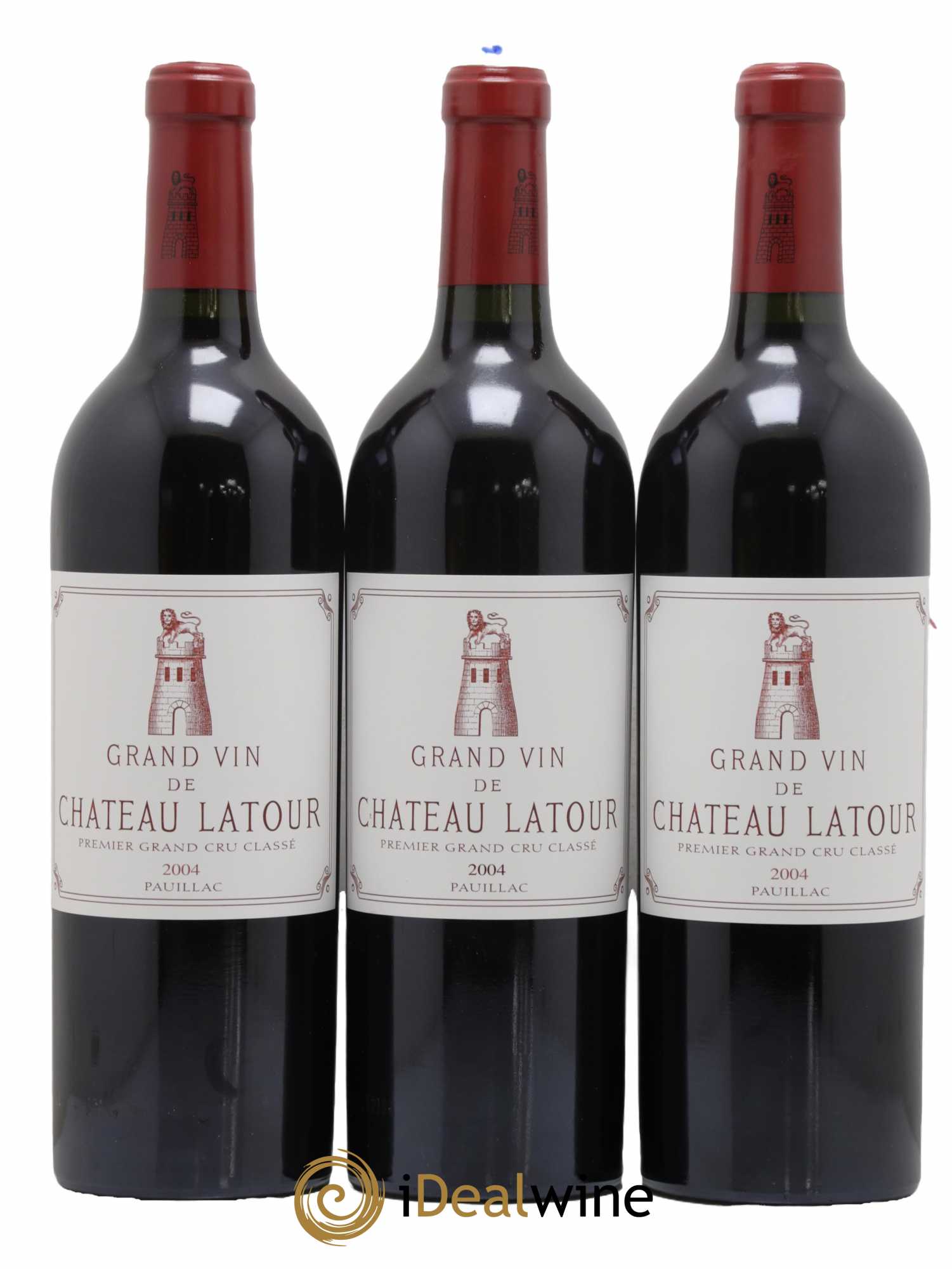 Château Latour 1er Grand Cru Classé 2004 - Lot de 3 bouteilles - 0