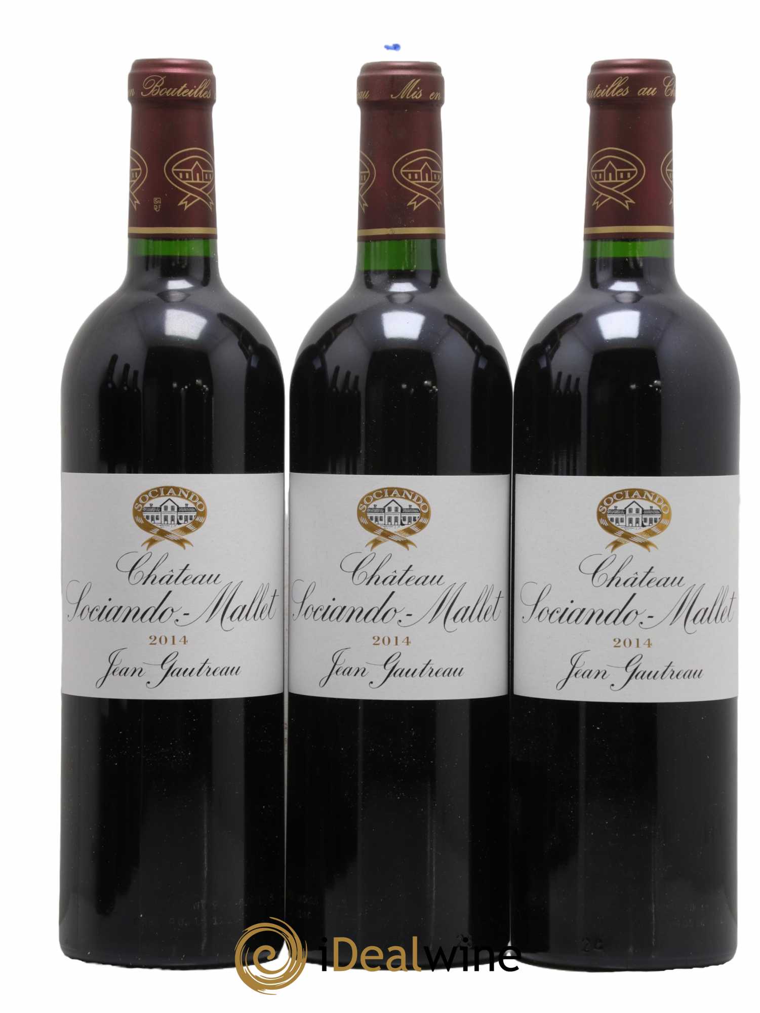 Château Sociando Mallet 2014 - Lotto di 12 bottiglie - 2