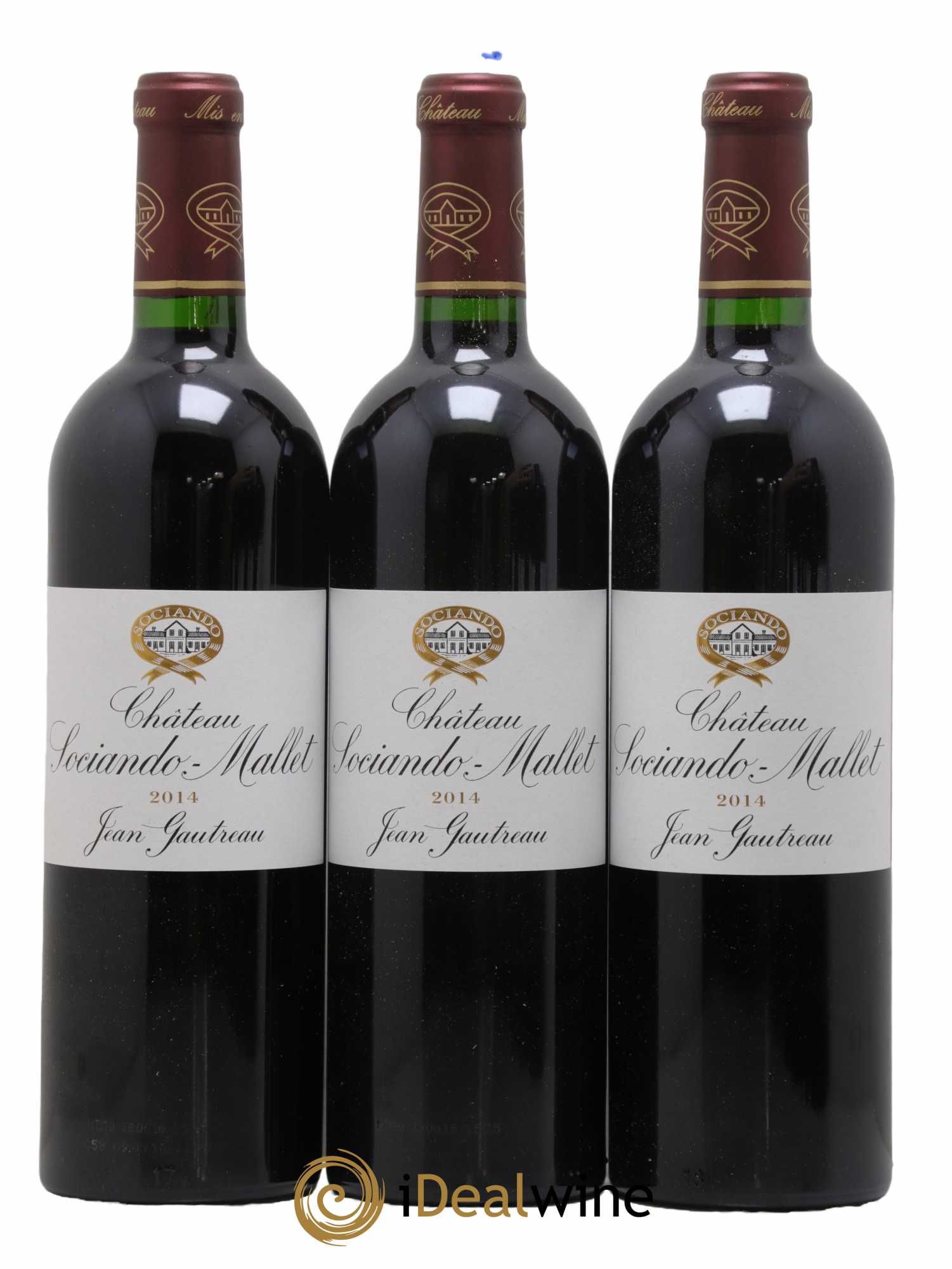 Château Sociando Mallet 2014 - Lotto di 12 bottiglie - 4