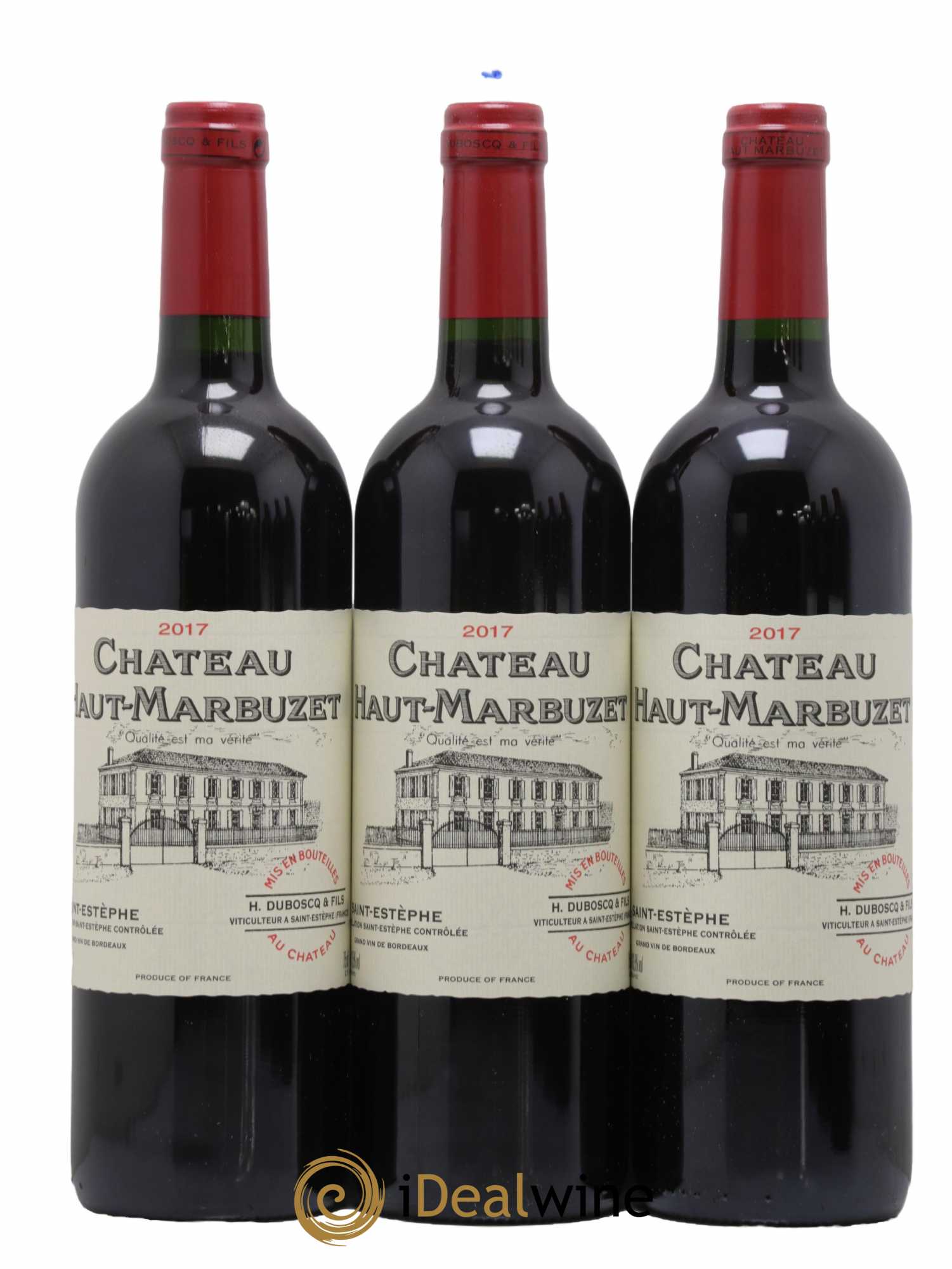 Château Haut Marbuzet 2017 - Lot de 12 bouteilles - 1