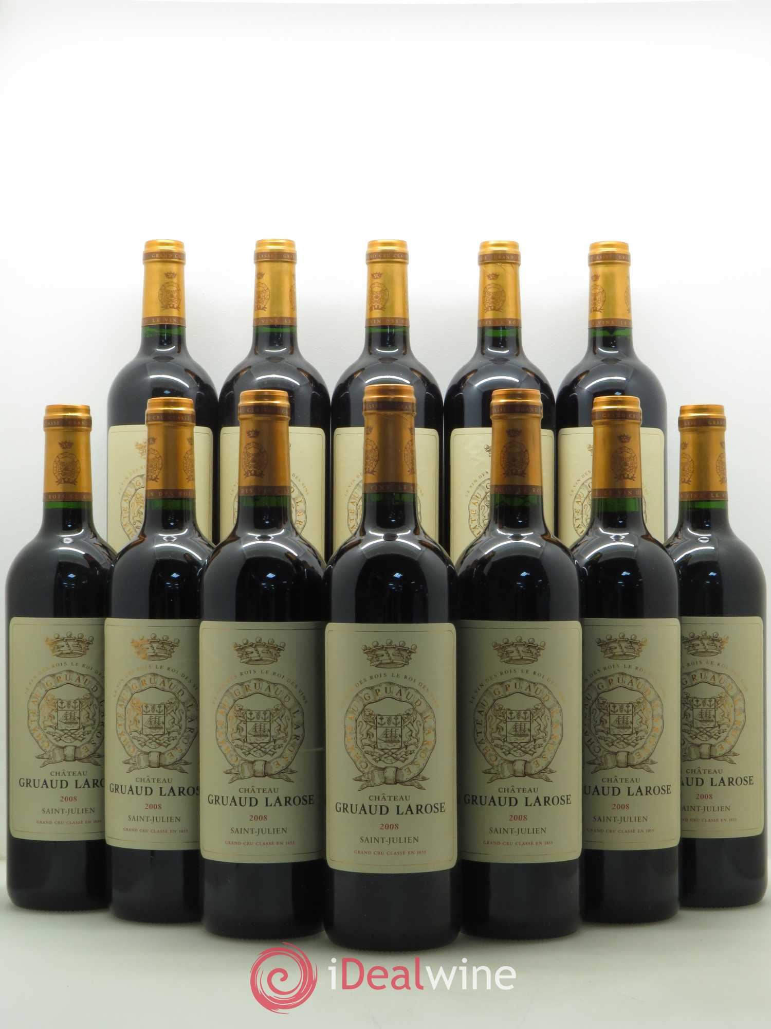 Château Gruaud Larose 2ème Grand Cru Classé 2008 - Lot de 12 bouteilles - 0