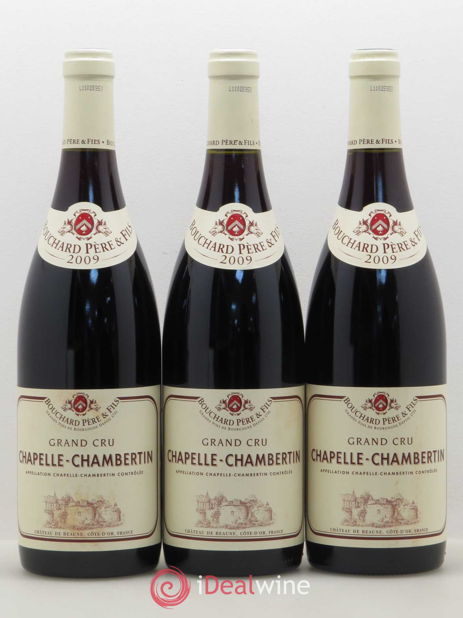 Chapelle-Chambertin Grand Cru Bouchard Père & Fils 2009 - Lot de 3 bouteilles - 0