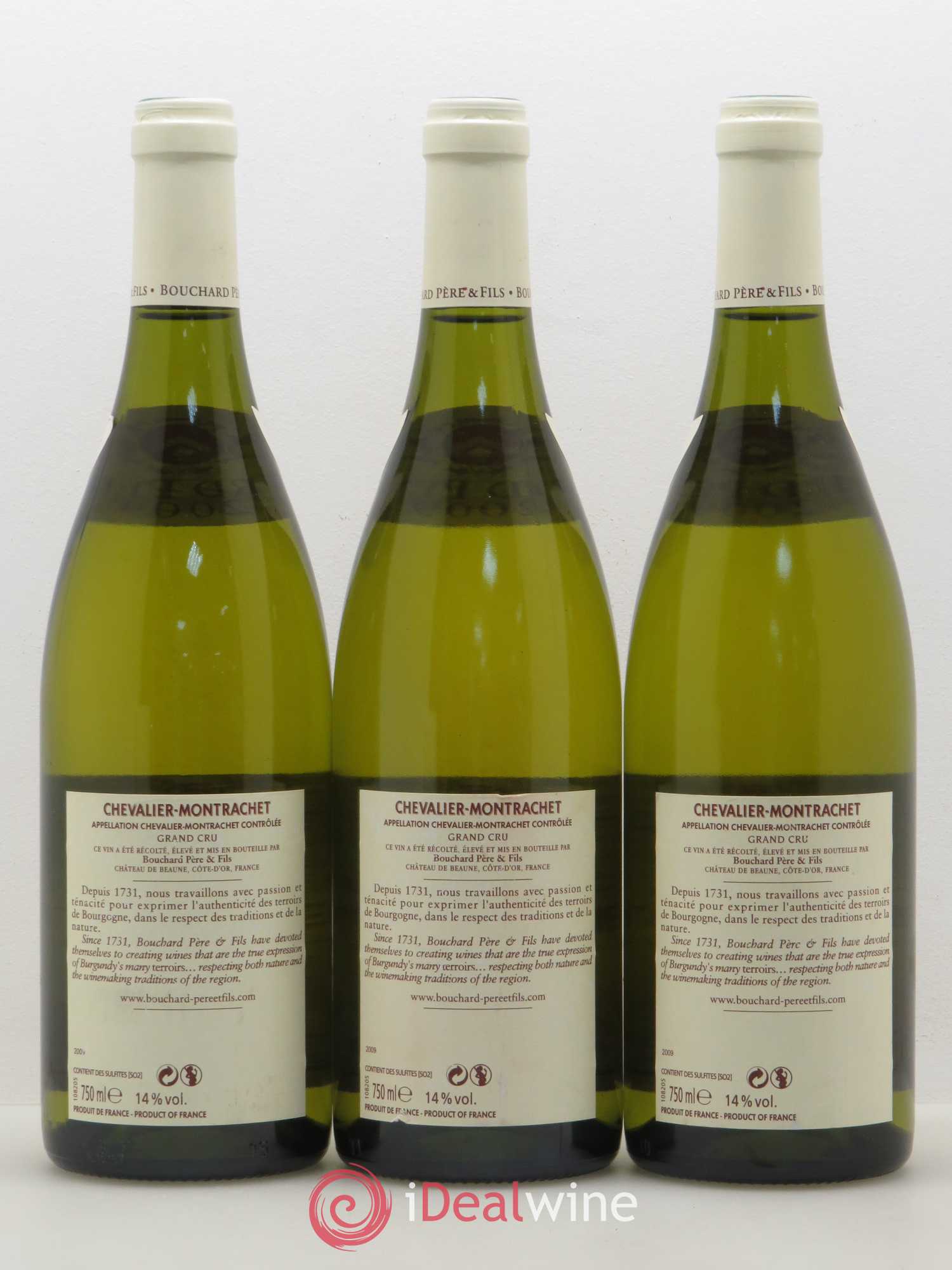Chevalier-Montrachet Grand Cru Bouchard Père & Fils 2009 - Lot de 3 bouteilles - 1