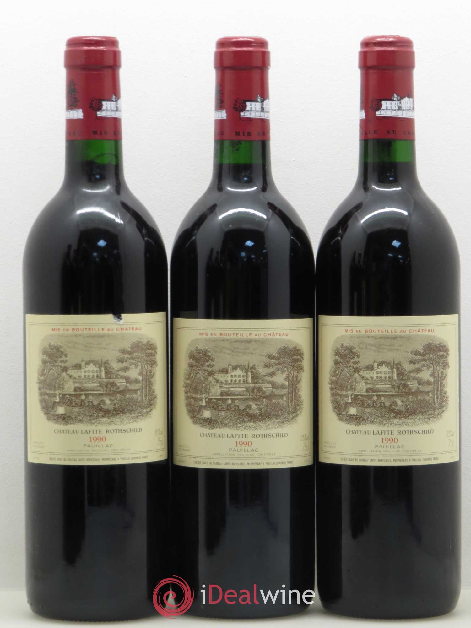 Château Lafite Rothschild 1er Grand Cru Classé 1990 - Lot de 6 bouteilles - 2