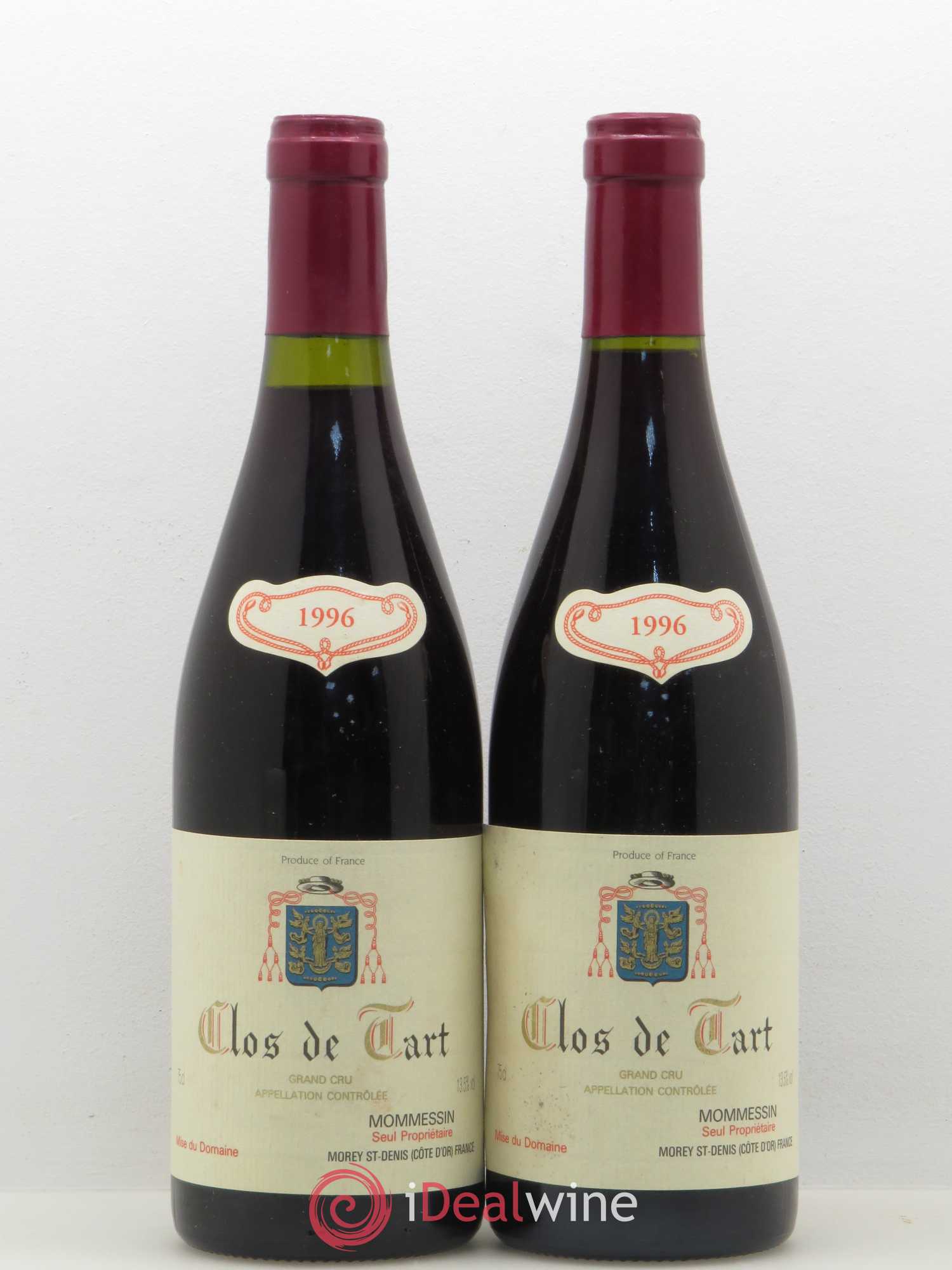 Clos de Tart Grand Cru Clos de Tart 1996 - Lot de 2 bouteilles - 0
