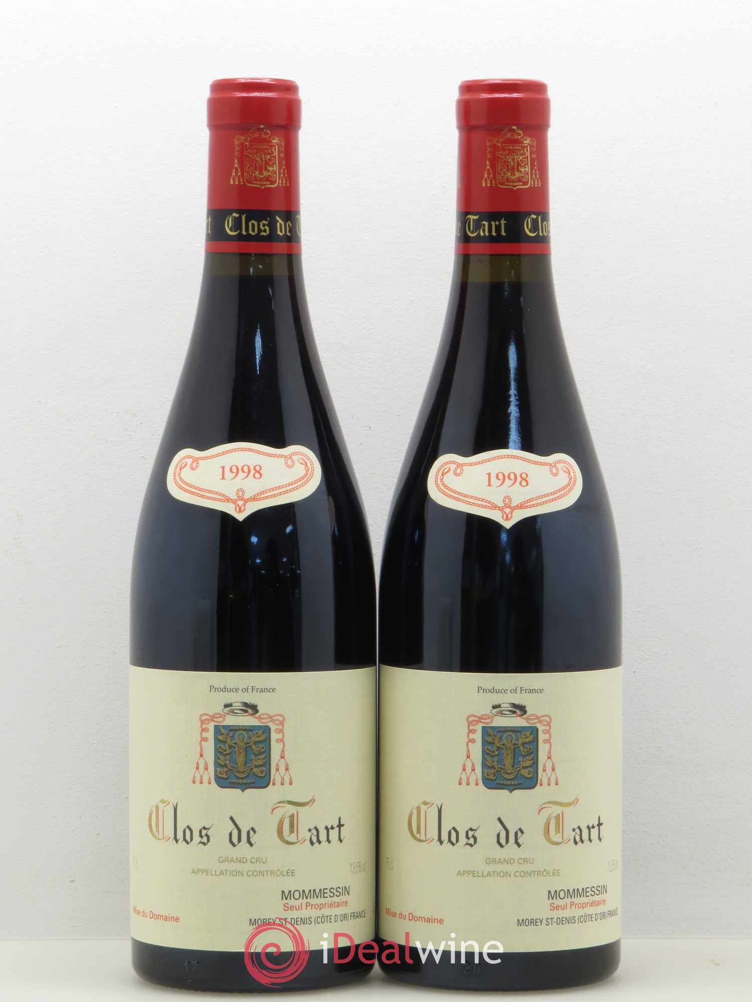 Clos de Tart Grand Cru Clos de Tart 1998 - Lot de 2 bouteilles - 0