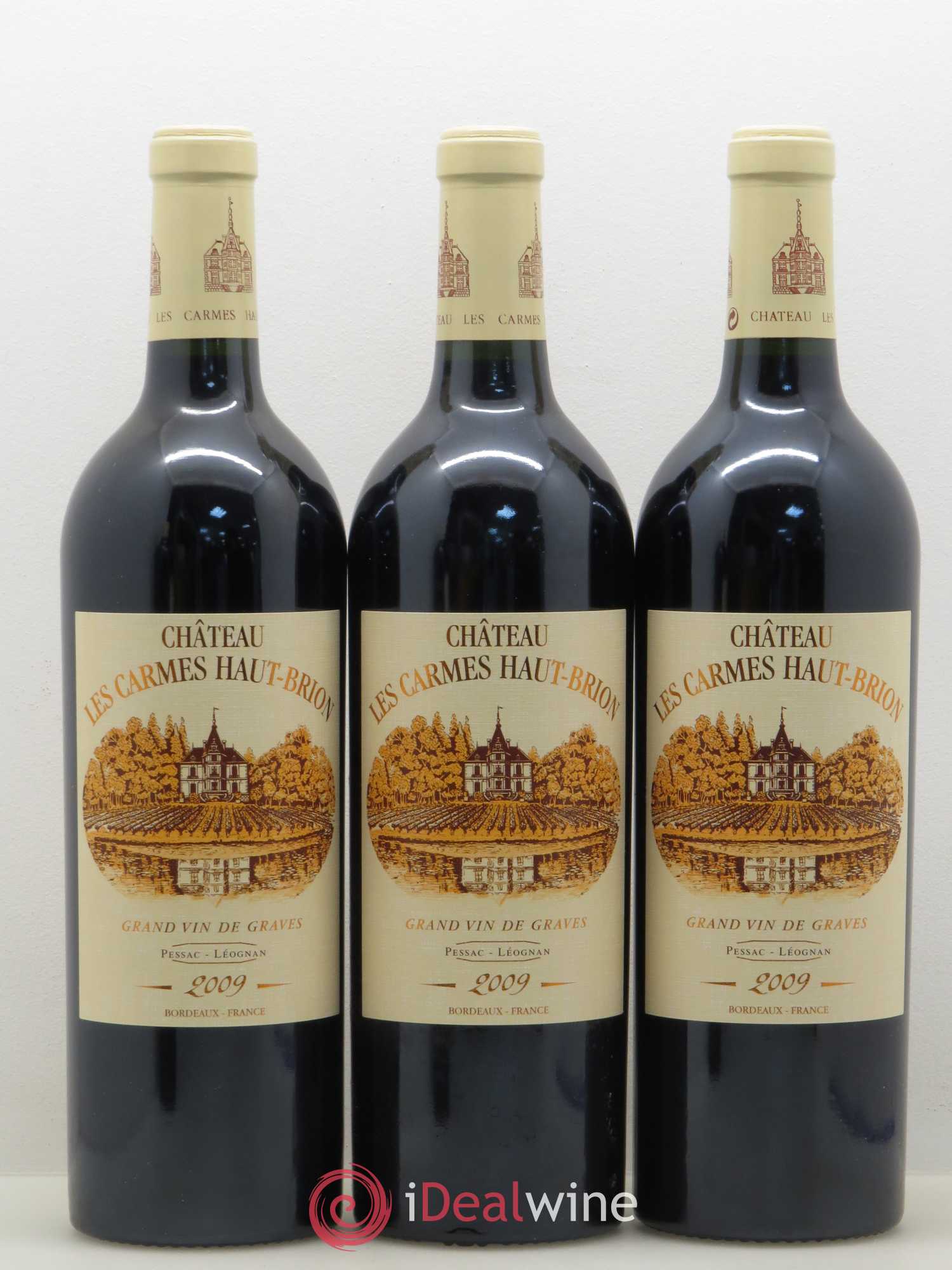 Château Les Carmes Haut-Brion 2009 - Lot de 12 bouteilles - 2