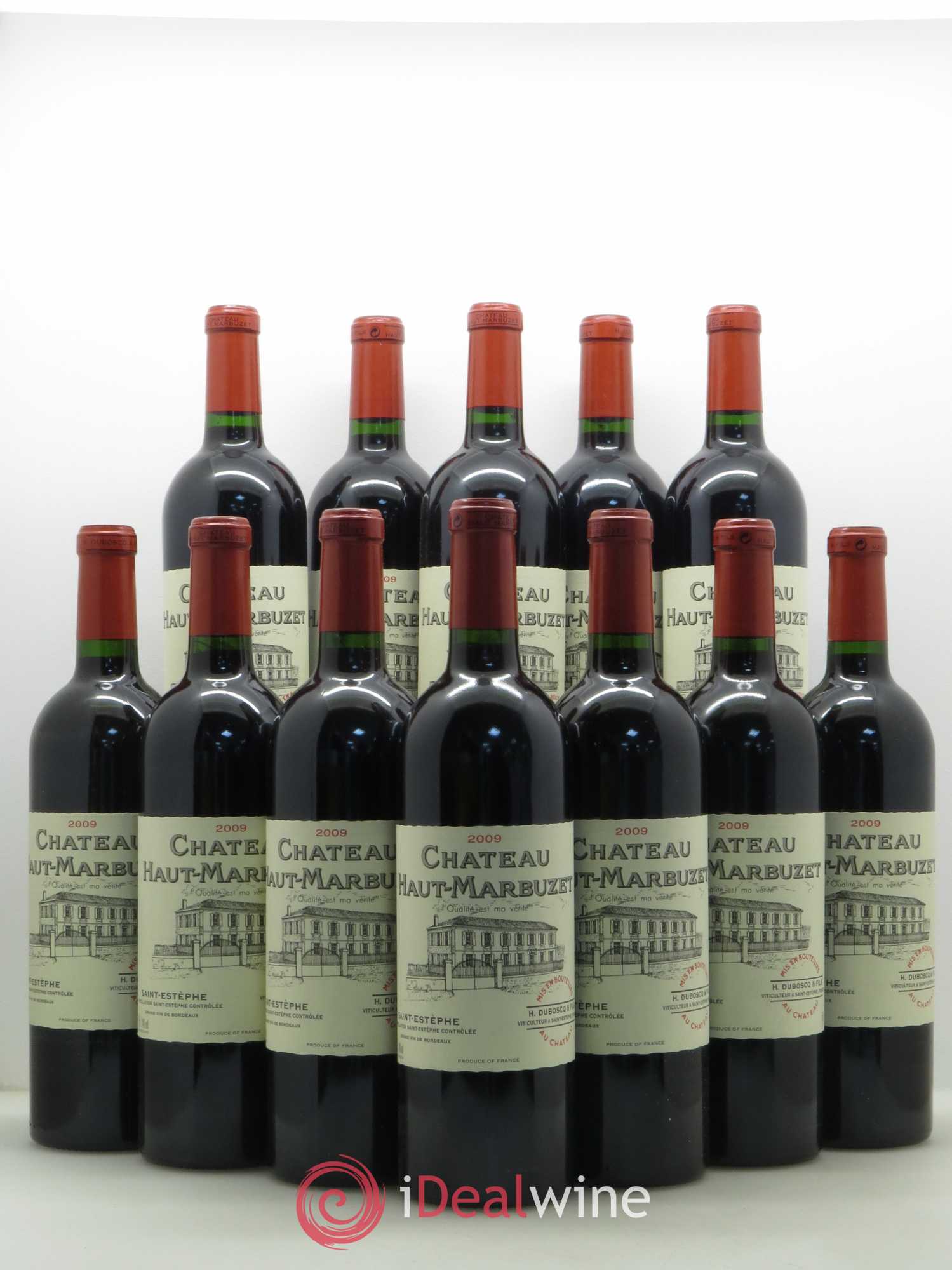 Château Haut Marbuzet 2009 - Lot de 12 bouteilles - 0