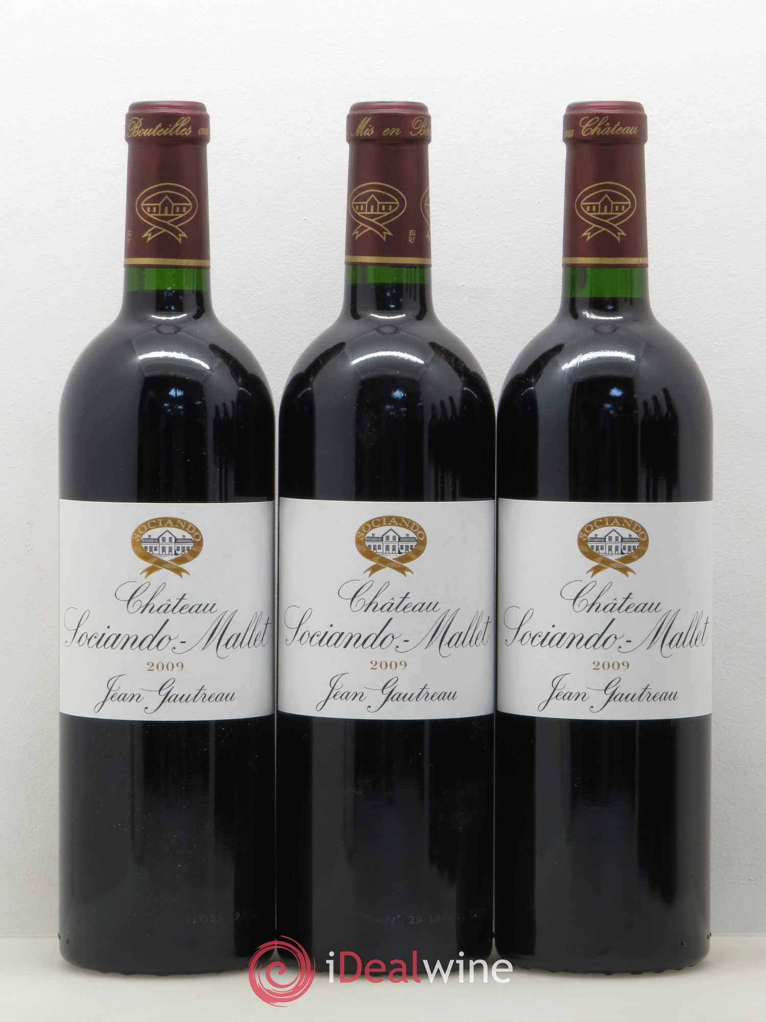 Château Sociando Mallet 2009 - Lot de 6 bouteilles - 1