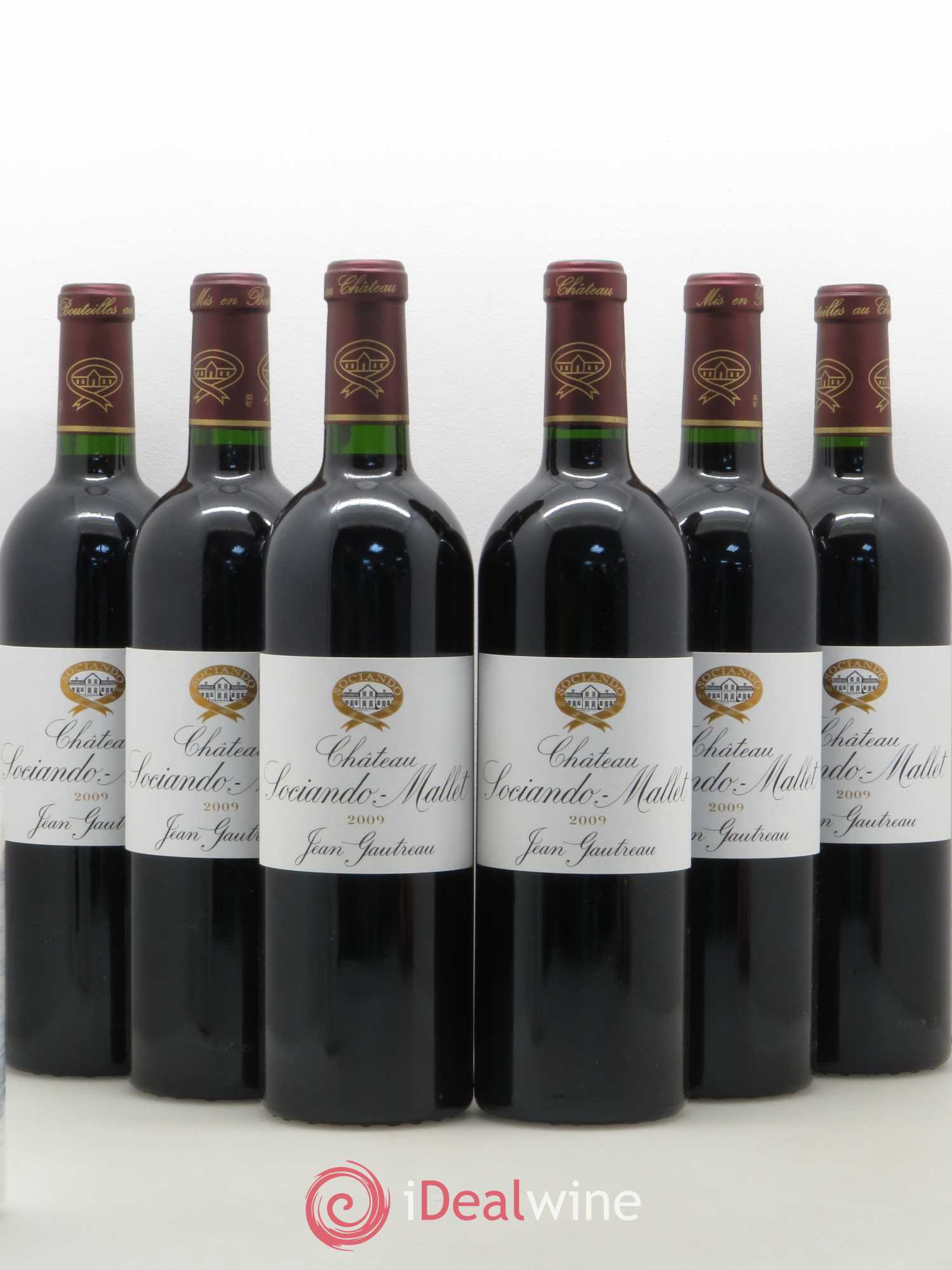 Château Sociando Mallet 2009 - Lot de 6 bouteilles - 0