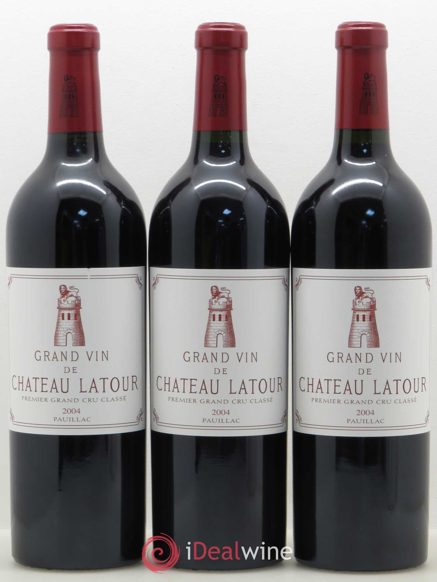 Château Latour 1er Grand Cru Classé 2004 - Lot de 3 bouteilles - 0