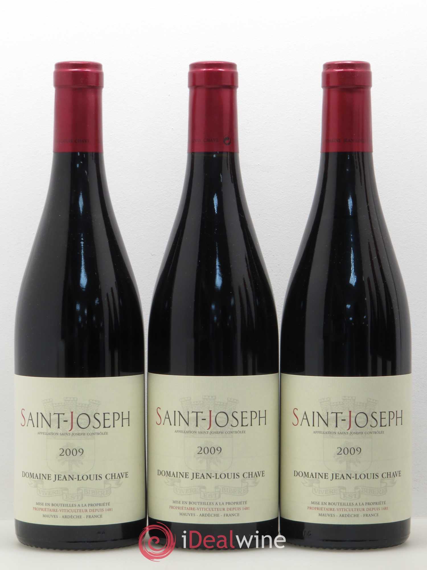 Saint-Joseph Jean-Louis Chave 2009 - Lot de 6 bouteilles - 1