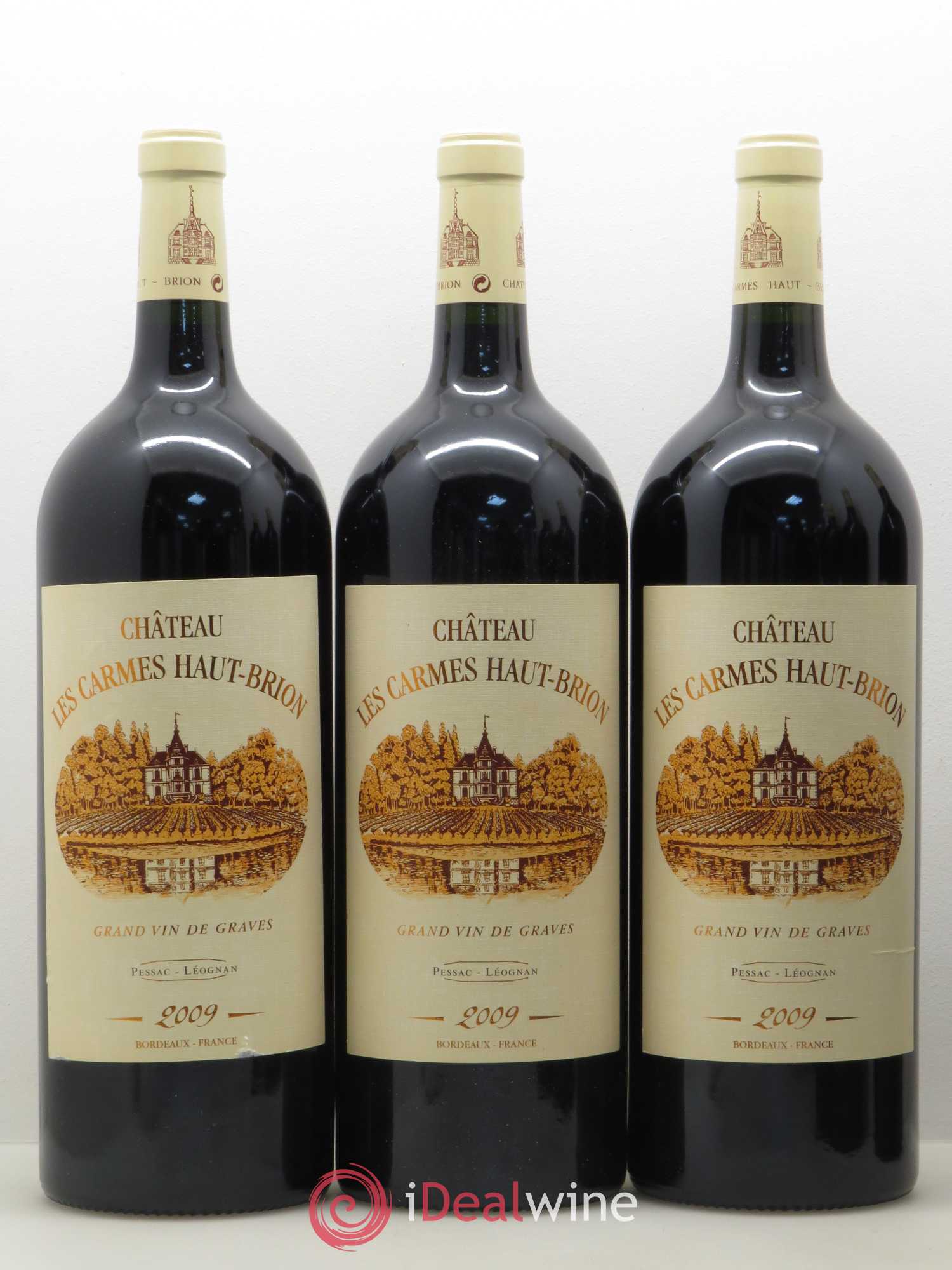 Château Les Carmes Haut-Brion 2009 - Lot de 6 magnums - 1