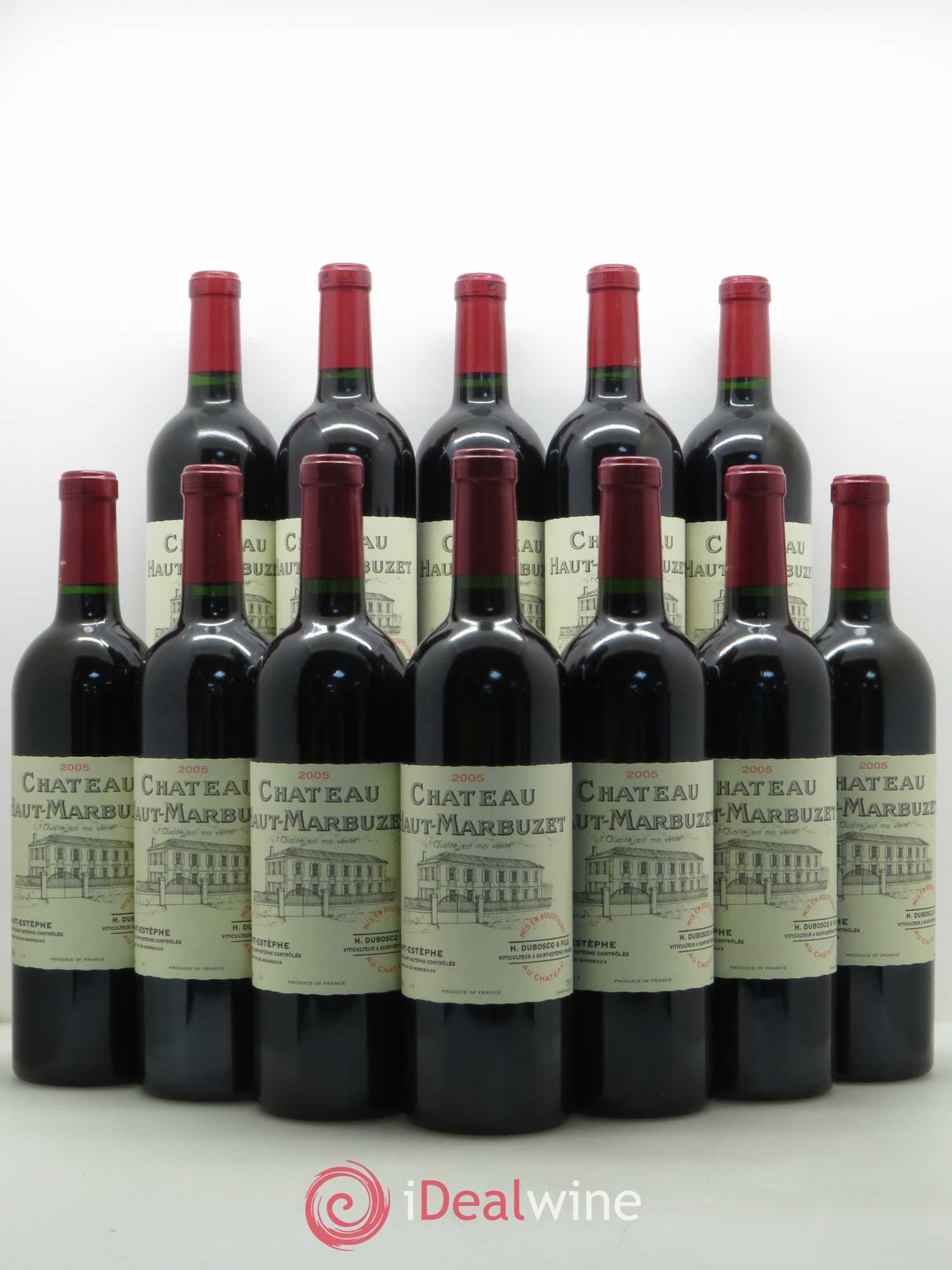 Château Haut Marbuzet 2005 - Lot de 12 bouteilles - 0