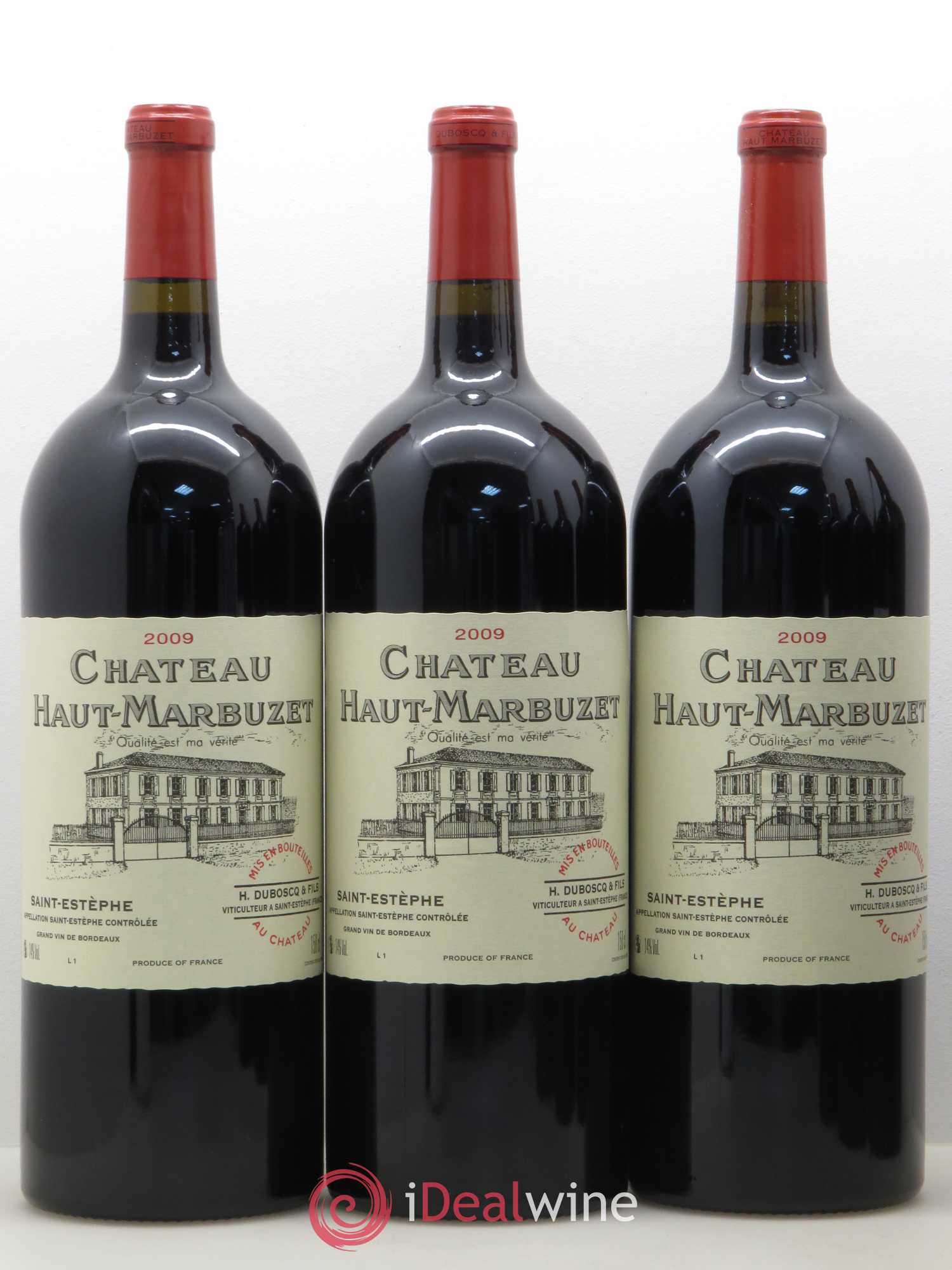 Château Haut Marbuzet 2009 - Lot de 6 magnums - 2