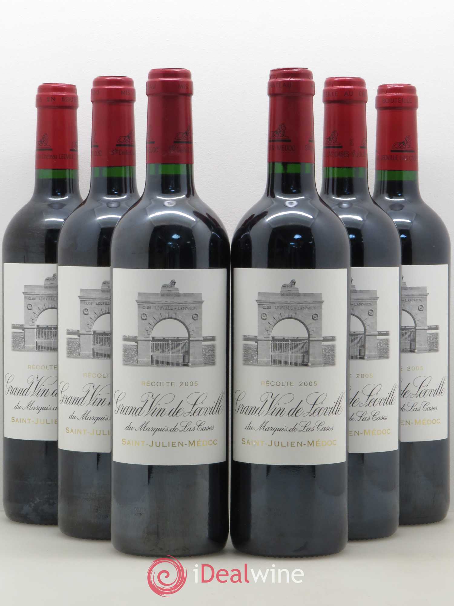 Château Léoville Las Cases 2ème Grand Cru Classé 2005 - Lot de 6 bouteilles - 0