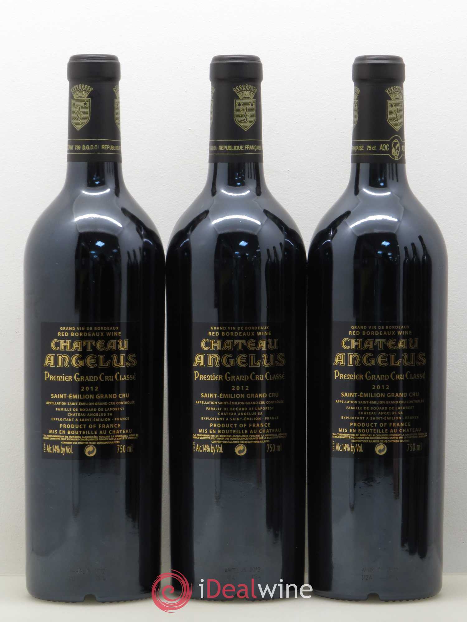 Château Angélus 1er Grand Cru Classé A 2012 - Lot de 6 bouteilles - 2