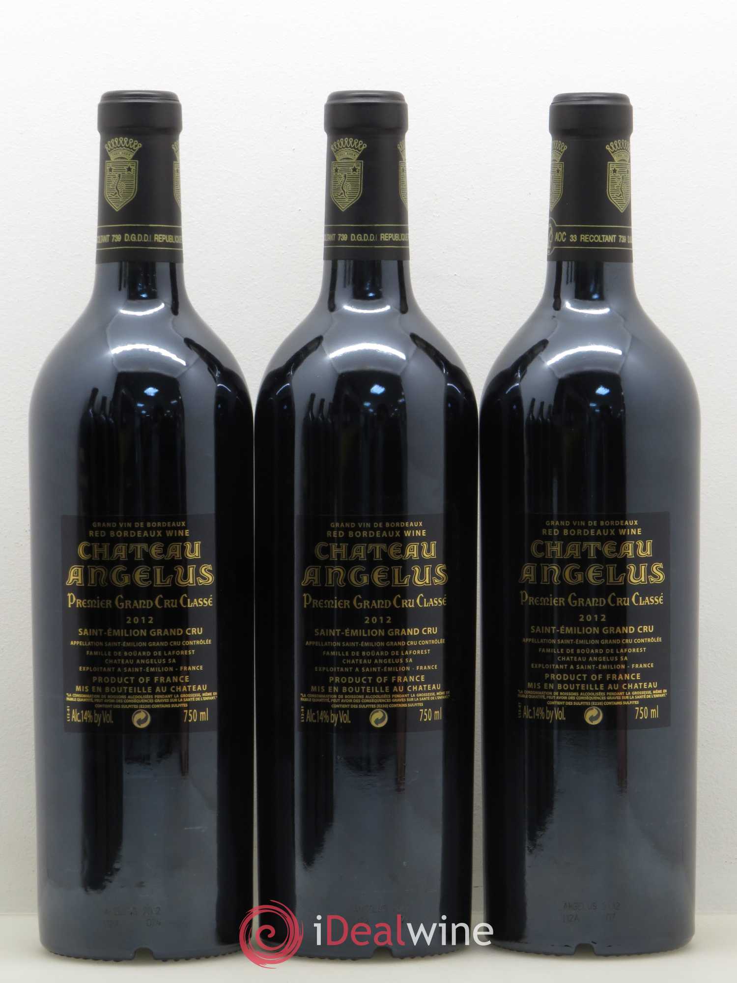 Château Angélus 1er Grand Cru Classé A 2012 - Lot de 6 bouteilles - 4