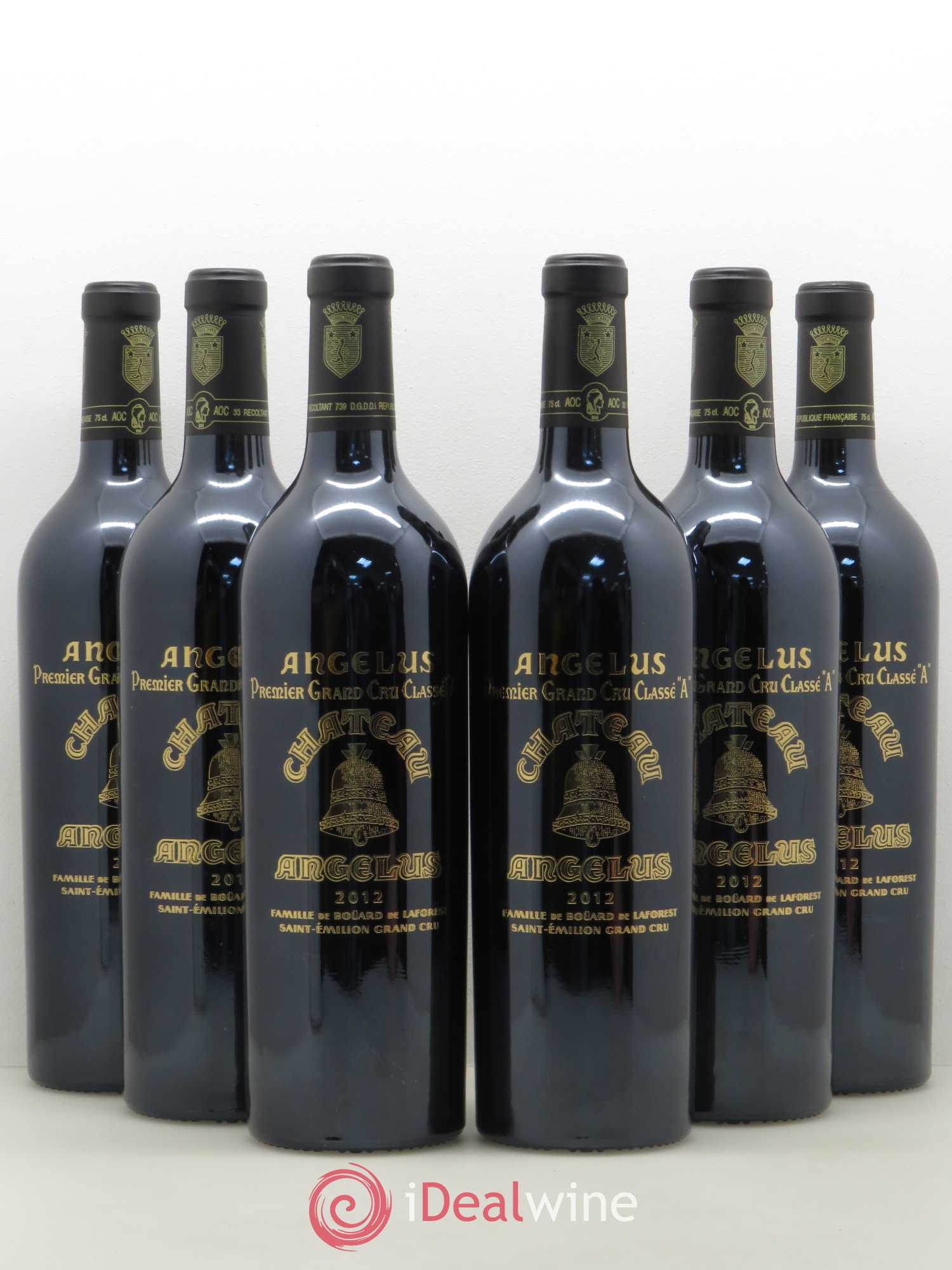 Château Angélus 1er Grand Cru Classé A 2012 - Lot de 6 bouteilles - 0