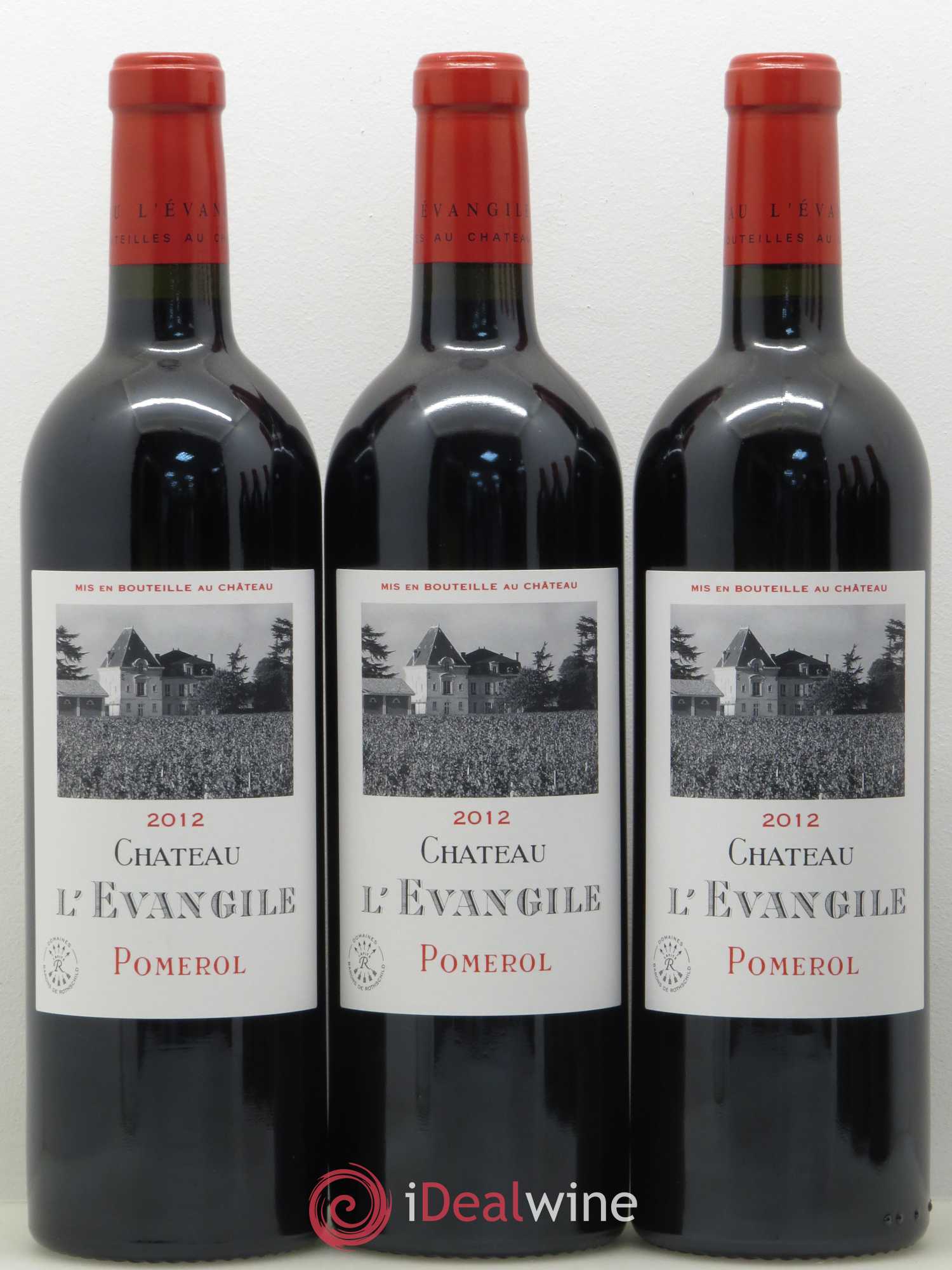 Château l' Évangile 2012 - Lot de 6 bouteilles - 1