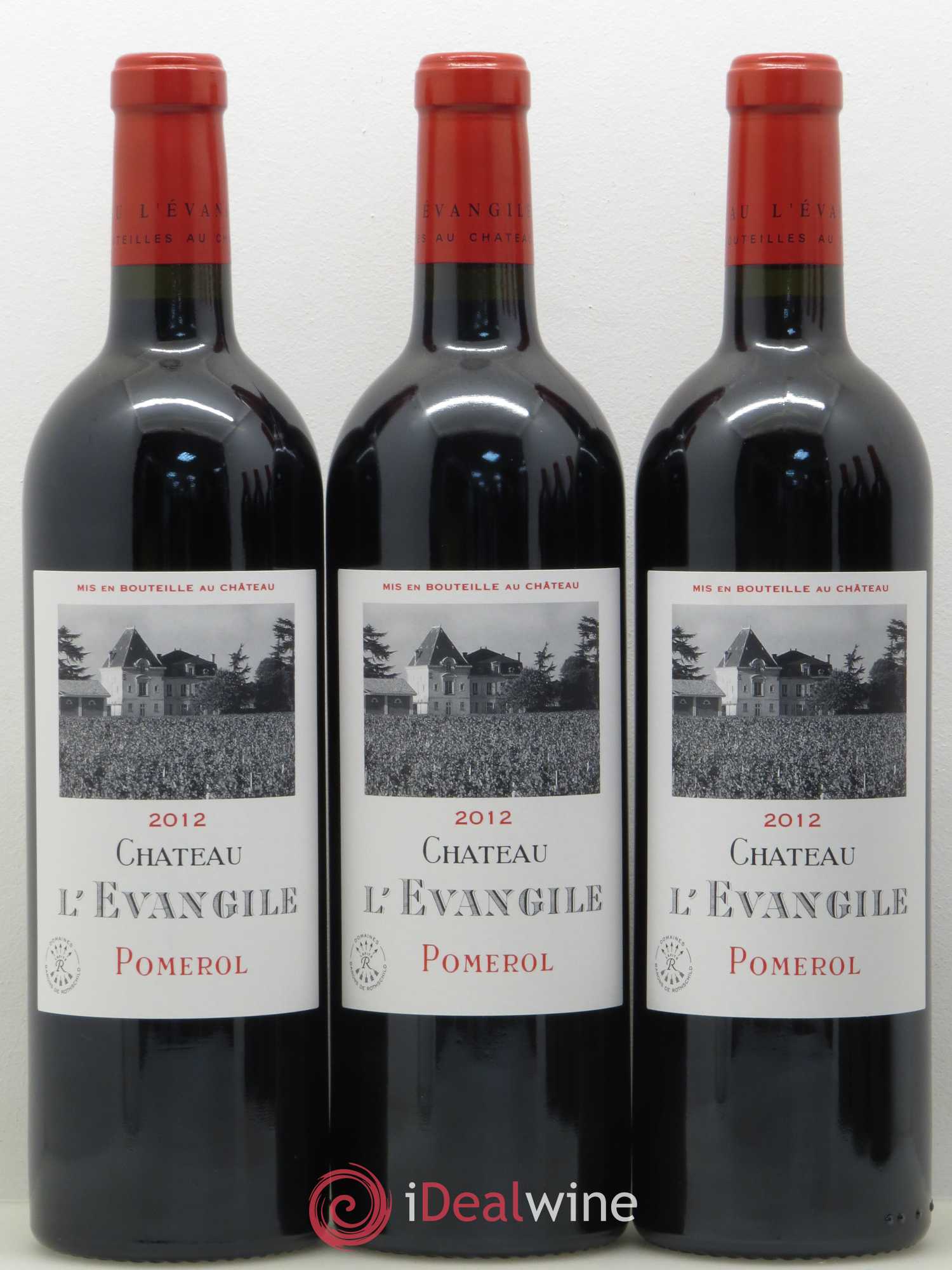 Château l' Évangile 2012 - Lot de 6 bouteilles - 2