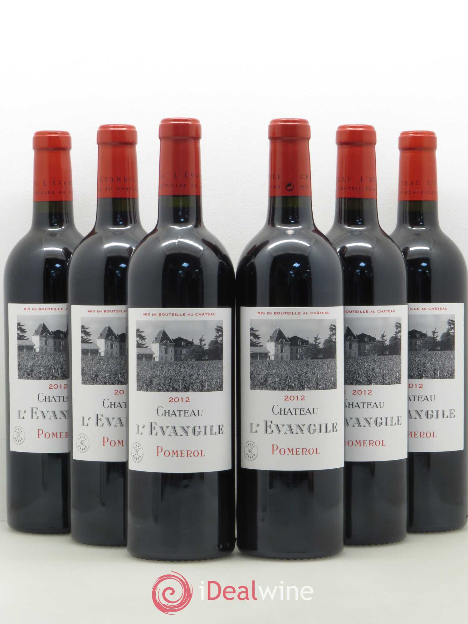 Château l' Évangile 2012 - Lot de 6 bouteilles - 0